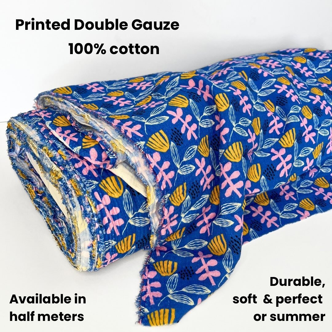Discover our Pop Plant Power Double Gauze Fabric! Crafted with care and bursting with personality, this fabric is a testament to creativity and comfort.

Featuring another captivating Little Johnny Fabric design, this fabric boasts a composition of 1