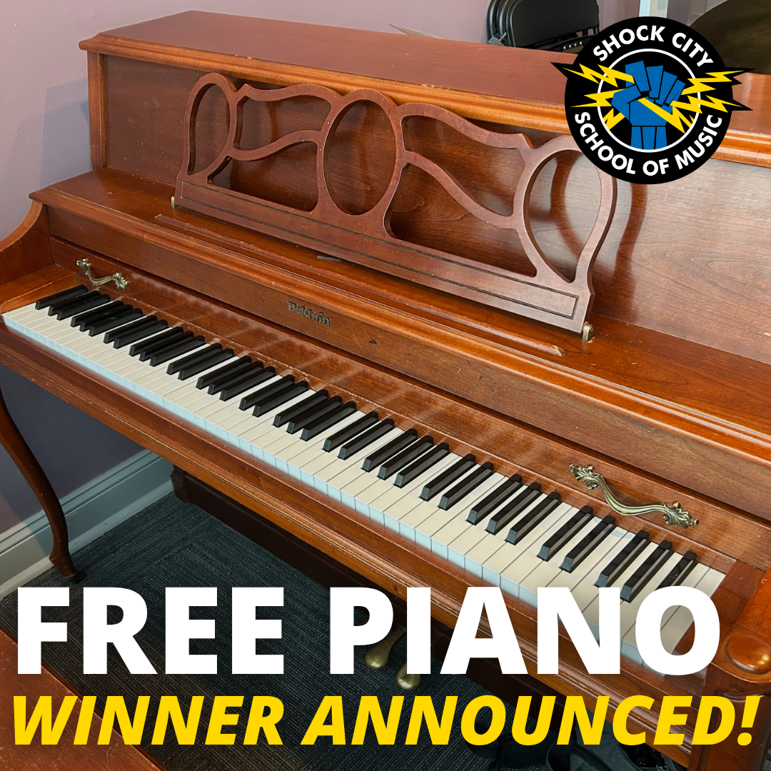 FREE Piano Giveaway: Congratulations to our Winner!