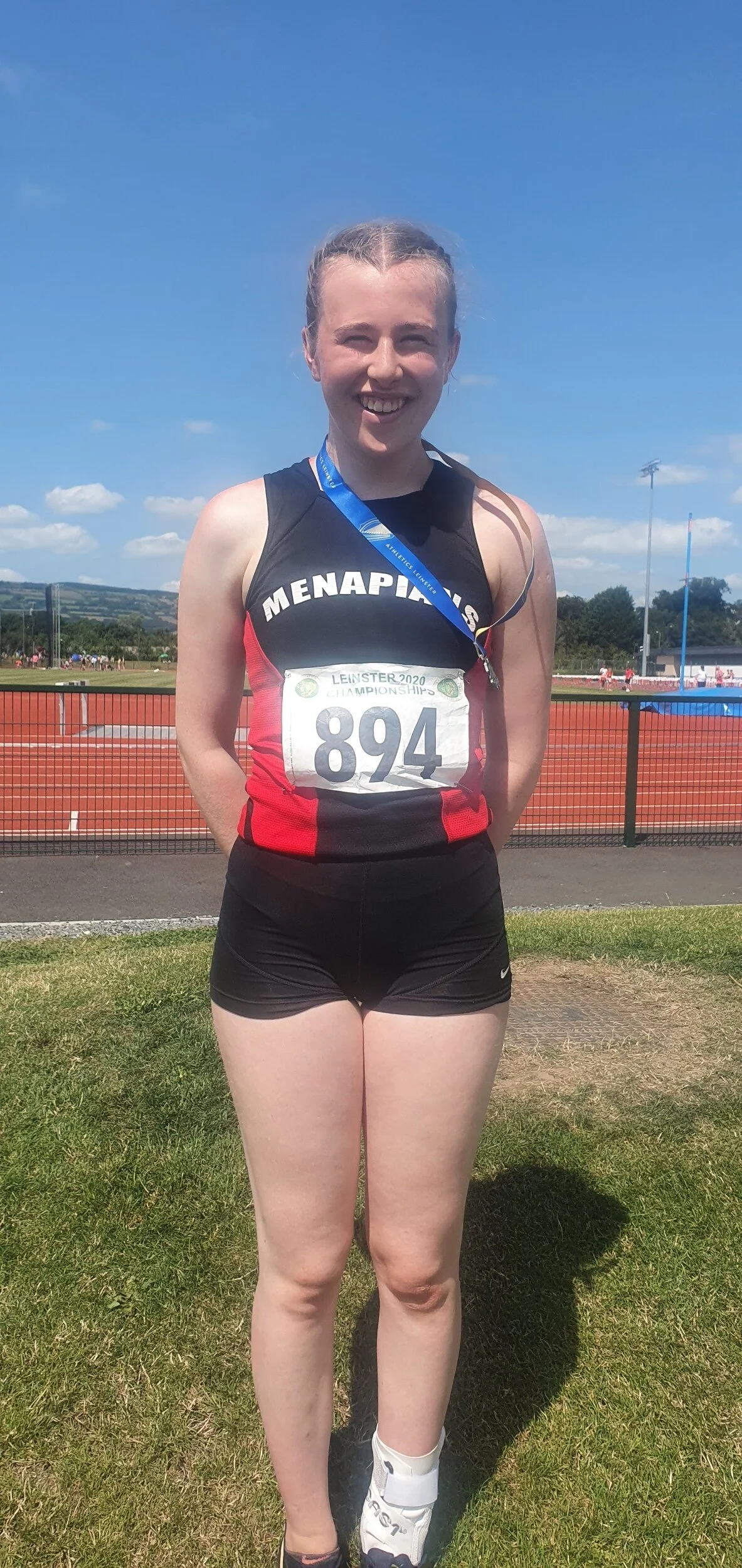     

 
     A sweltering day on and off the track this weekend as the Leinster U14-U18 took place at the fantastic venue that is Carlow.  Another good crew of athletes competing in club colours.   Grace White in her first ever Leinsters competed we