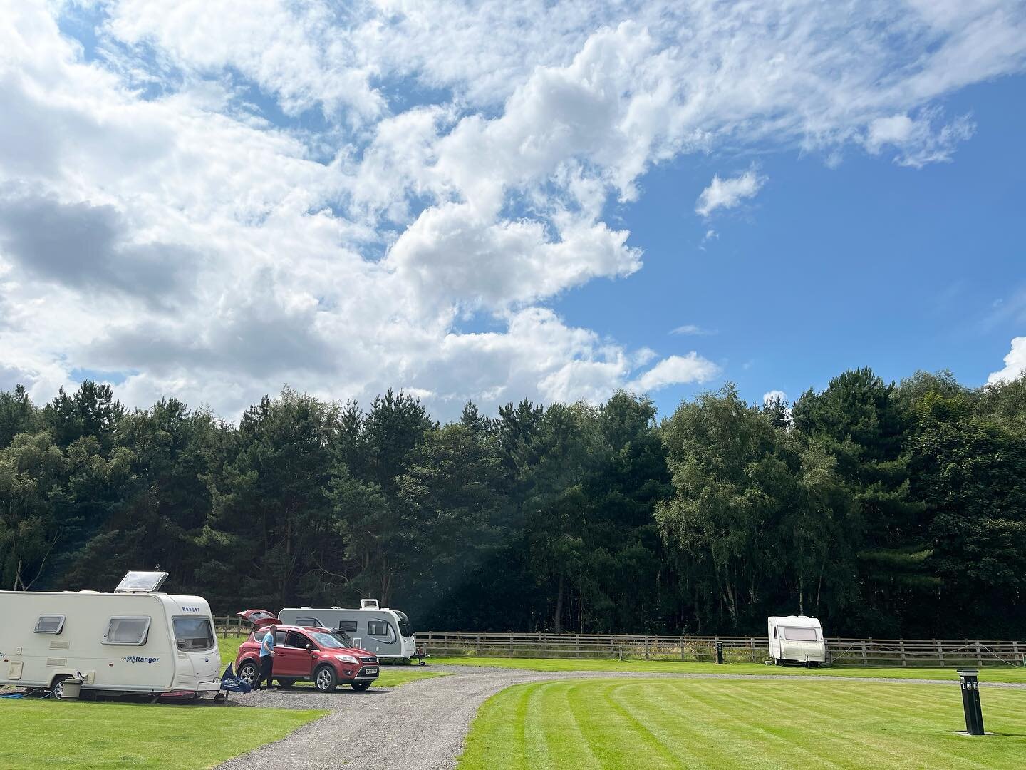 A stunning day on the touring site yesterday. 
-
book your fully serviced pitch below.
-
www.oldpasturepark.co.uk