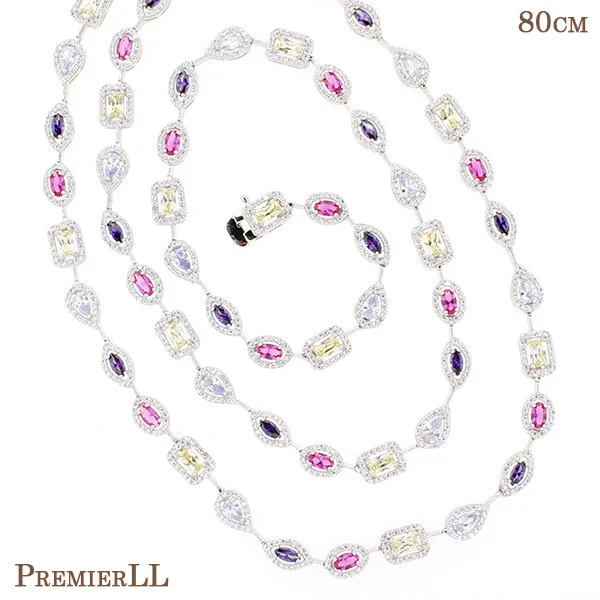 Multi-cut Necklace and Bracelet