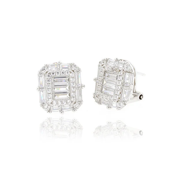Square Stud Earrings