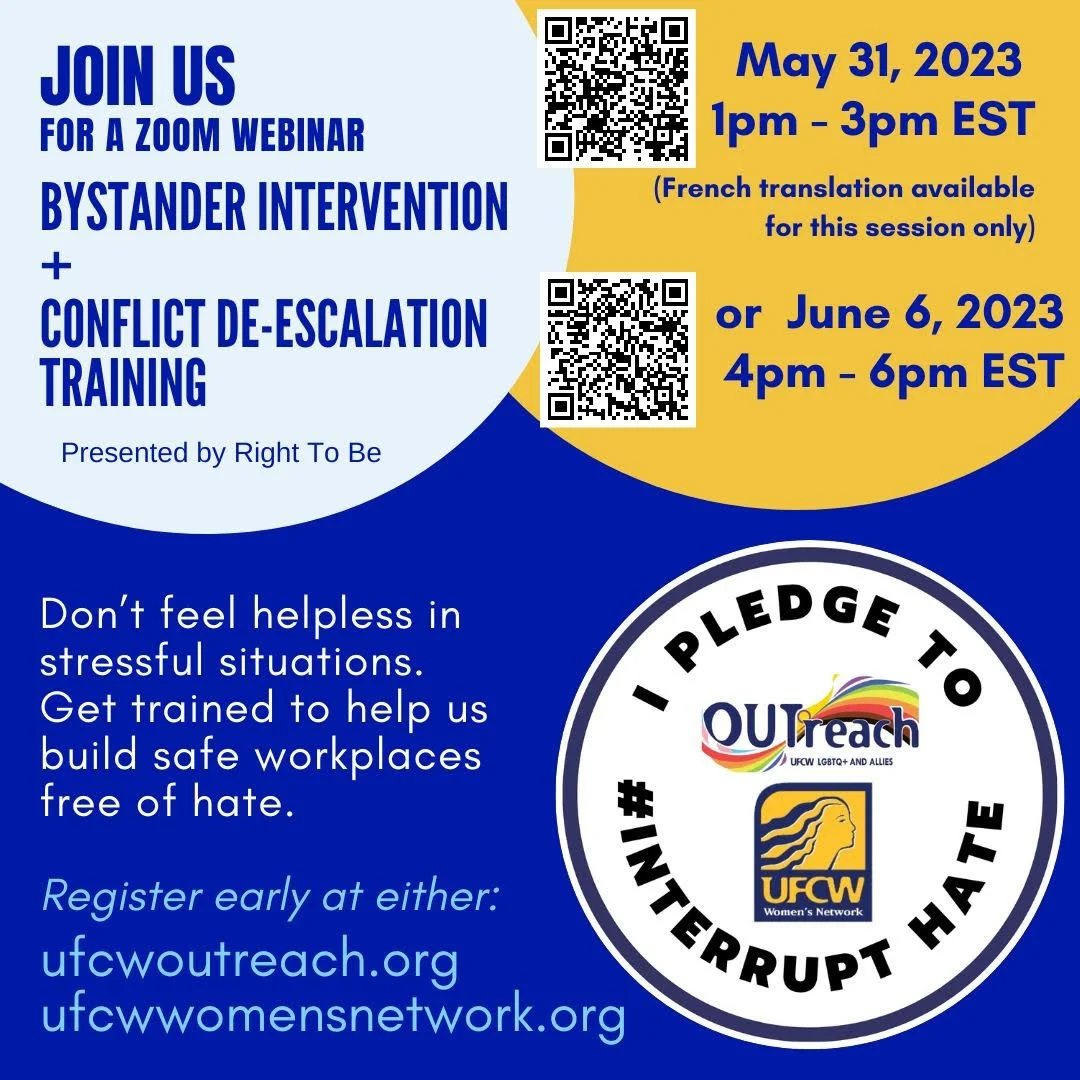 Upcoming Deescalation Training: May 31 &amp; June 6, 2023