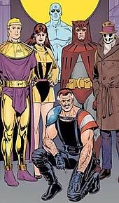 Doctor Manhattan: How come I always have to stand at the back of the photo?