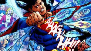 Superboy PRIME resets continuity by punching reality. I am not making this up