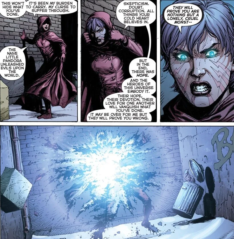 Ok, this, I approve of: Pandora is one of the few ideas that’s actually worse than having Dr. Manhattan meet Superman