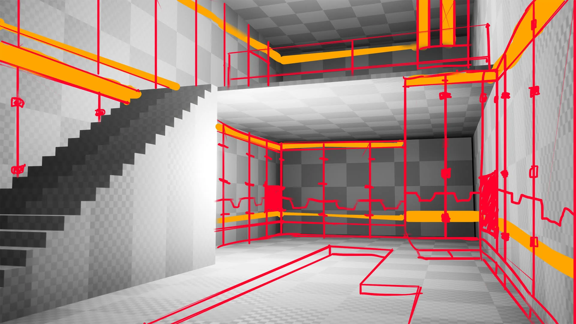 Scifi Facility Trim Texture Study — Experience points