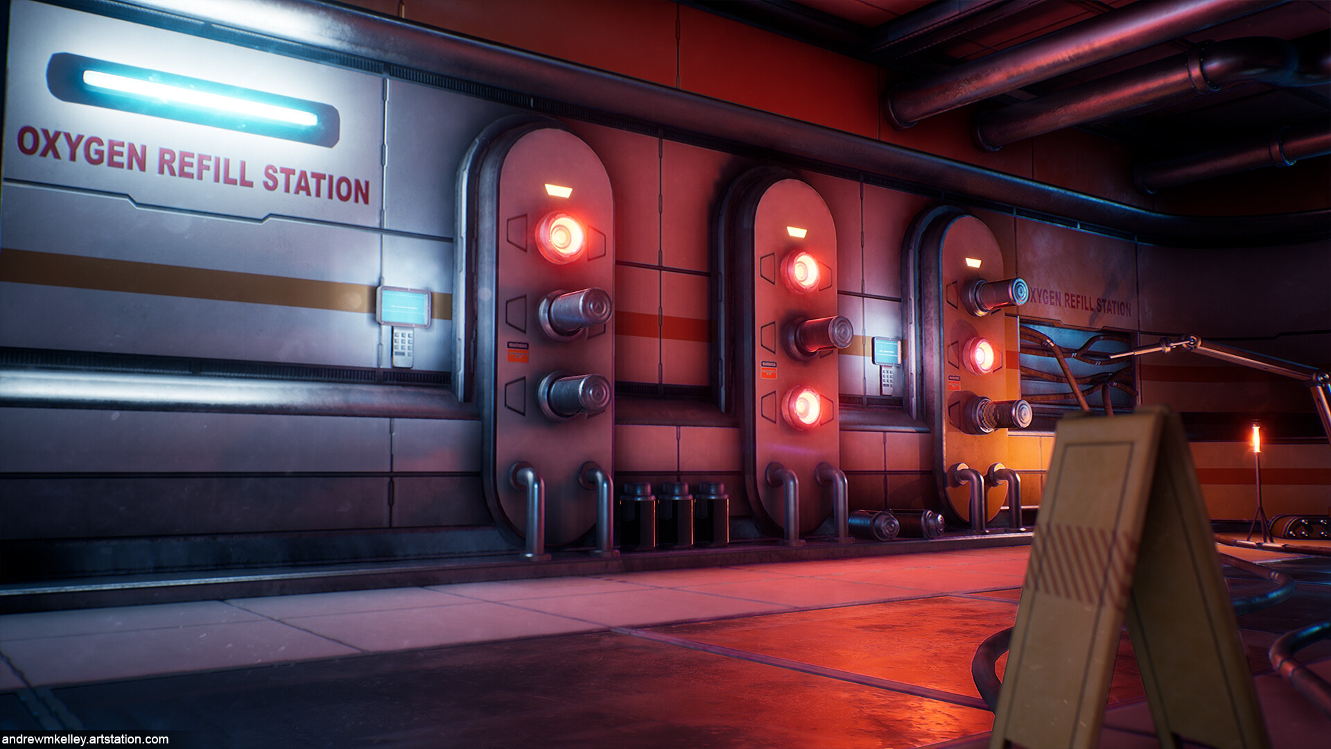 Scifi Facility Trim Texture Study Experience Points