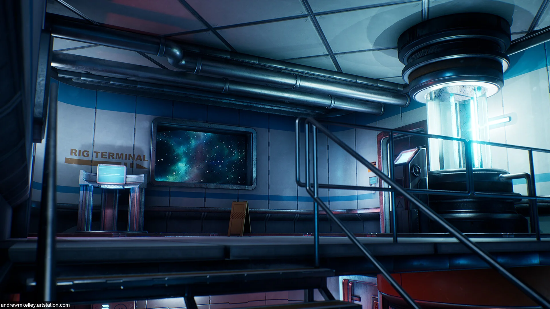 Scifi Facility Trim Texture Study Experience Points