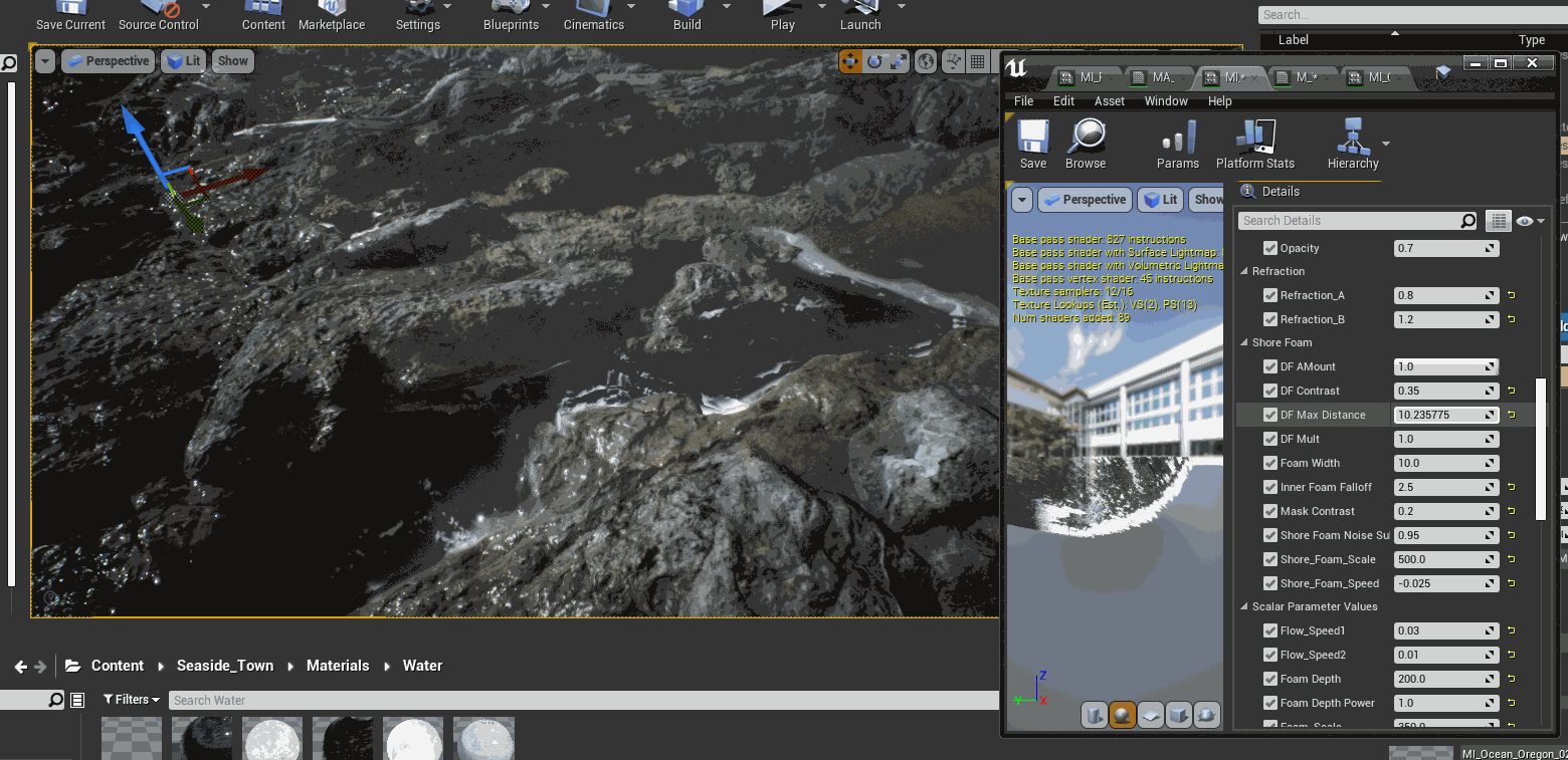 Atmospheric Coastal Scene in UE4 — Experience points