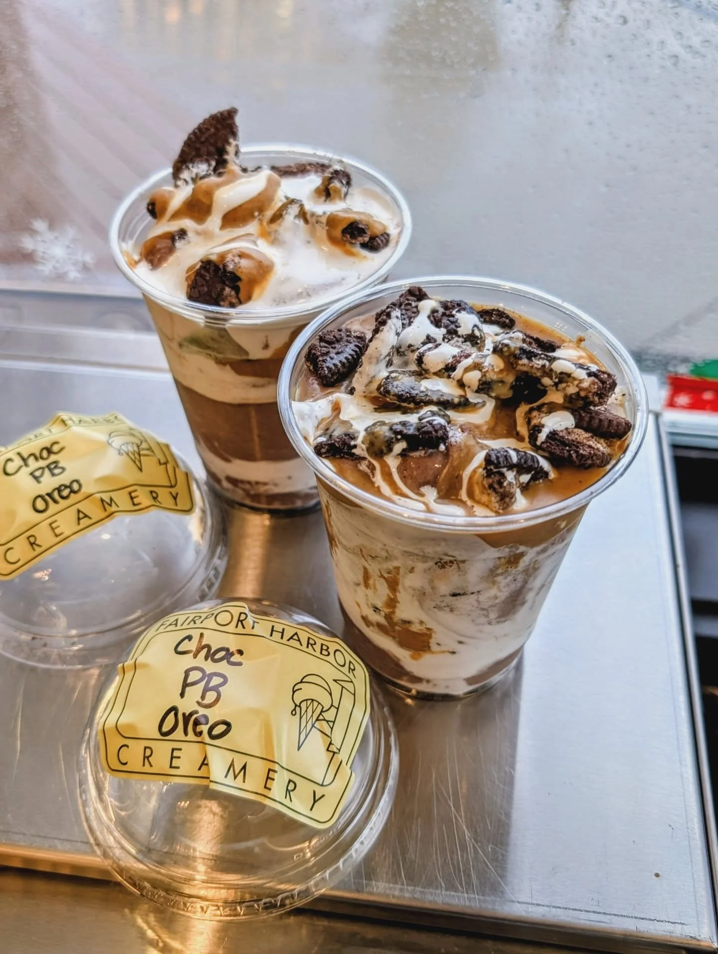 Did yesterday's weather give you the heebie jeebies? Same.
Good news -- new sundae! 
And again, if we have time to make any more winter break boxes, they'll be first come, first serve, payment required on 12/17 or later. So call then and stay tuned t