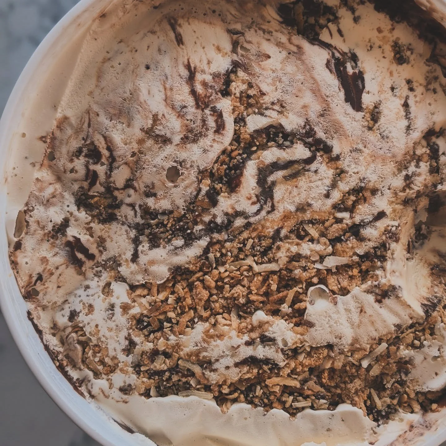 We made another batch of all of the Girl Scout-ish flavors! Stocked &amp; ready for ya, come Thursday with us.

Featuring Samoa-ish --> coconut &amp; caramel ice cream + our coconut praline bits &amp; semi sweet chocolate ganache streaks .. aka pe