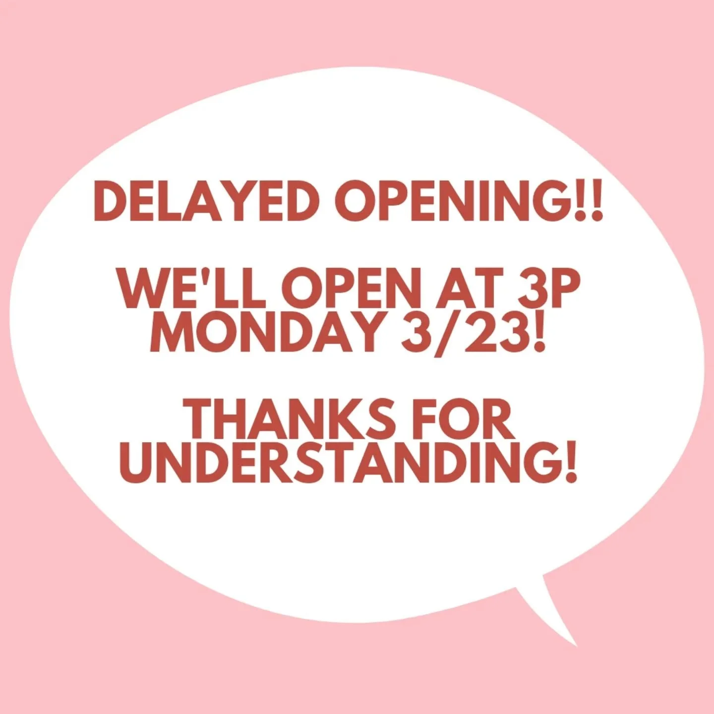 See you from 3-8P today!

Stay tuned for Tues &amp; Wed...might open from 5-8P if the nicer weather holds ❤️.