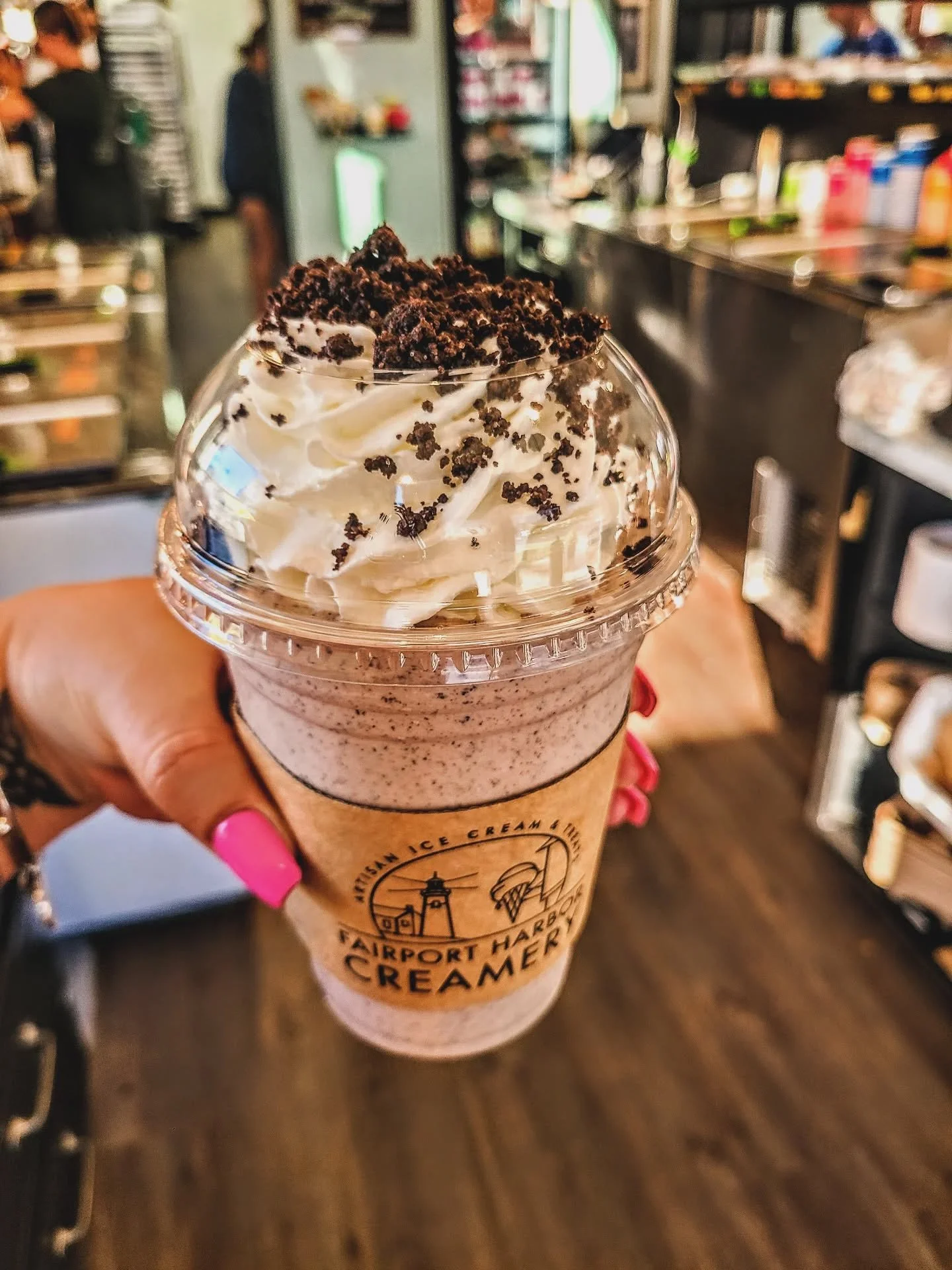 UV-9, shakes are $9...match made in Fairport.

SUMMER HOURS:
📍202 The Creamery &bull; 11A-10P daily🍦🍪
📍206 next door &bull; 11A-930A daily ⛳🥤🍋

www.toasttab.com/fairport-harbor-creamery to order online!