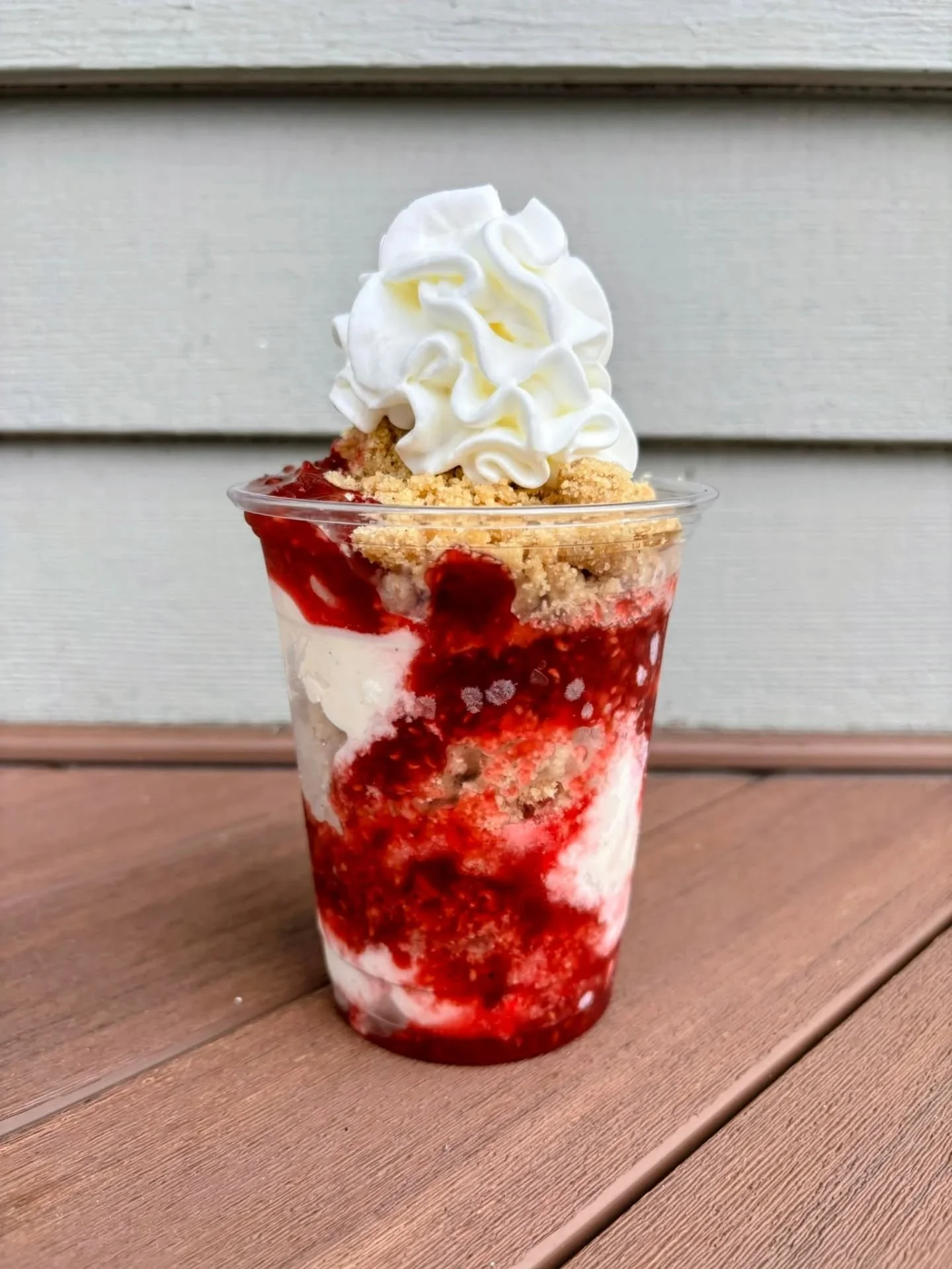 You can always count on us to have something new for ya -->

RASPBERRY CRUMBLE SUNDAE
&bull; Layers of vanilla bean ice cream + house raspberry jam &amp; our brown butter oat streusel &bull;

BUTTERSCOTCH BANANA COFFEE ICE CREAM
&bull; butterscotc