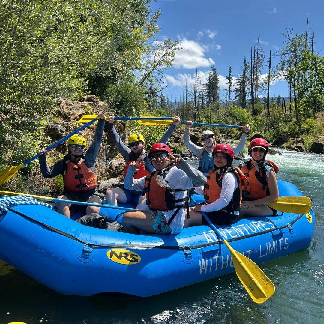 Location Spotlight: This spring and summer, we spent lots of time splashing on the North Santiam River!

This stretch winds through green forest starting at Packsaddle County Park and ends with a big splash at Mill City Falls, our final rapid. Althou