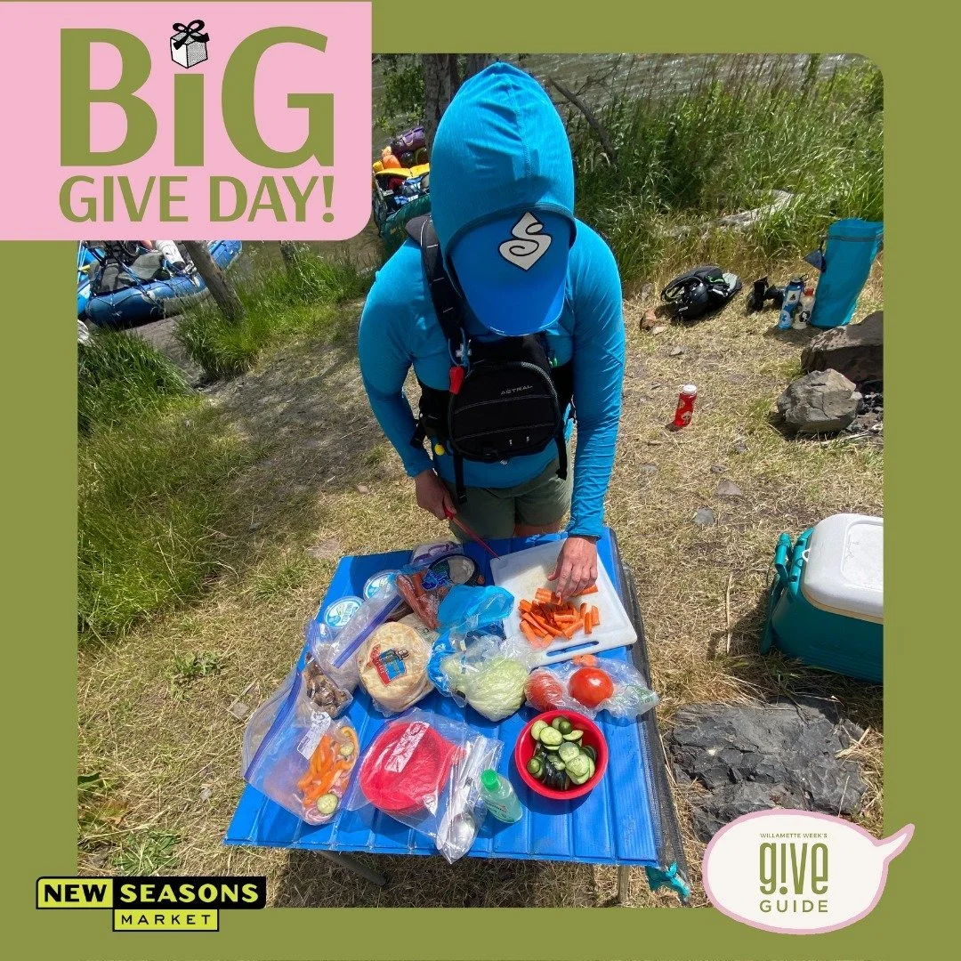 Today is a Big Give Day! Stock up on your favorite trail snacks and backcountry meals with today's prize! 

Donate $10 or more to Adventures Without Limits on December 17th to win a $500 gift card from New Seasons Market. Are you 35 or under? You hav