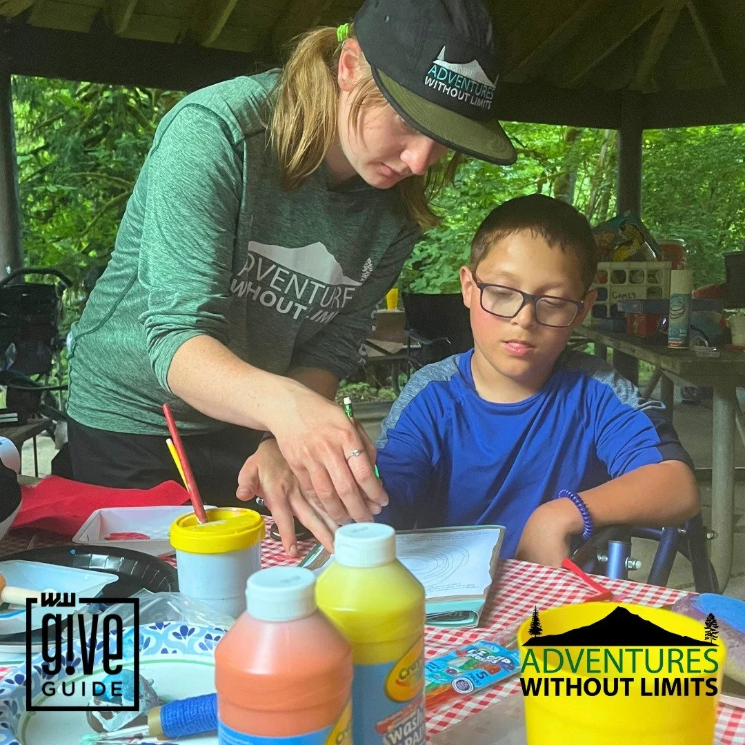 One aspect of the Shriners camping programs that our participants most value is the trust that the AWL guides foster with families, particularly with their children. One parent shared that she loved and trusted all the guide staff because she felt th