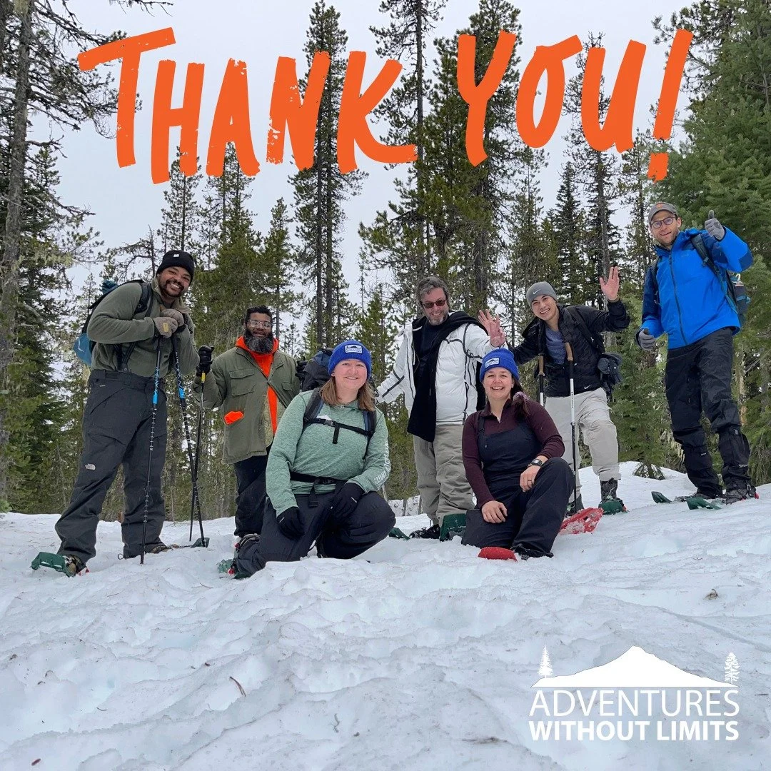 Thank you to everyone who supported our @giveguide campaign! We exceeded our fundraising goal, and are humbled and grateful for the community support and shared value that nature should be accessible for all! We're looking forward to Winter snowshoe 