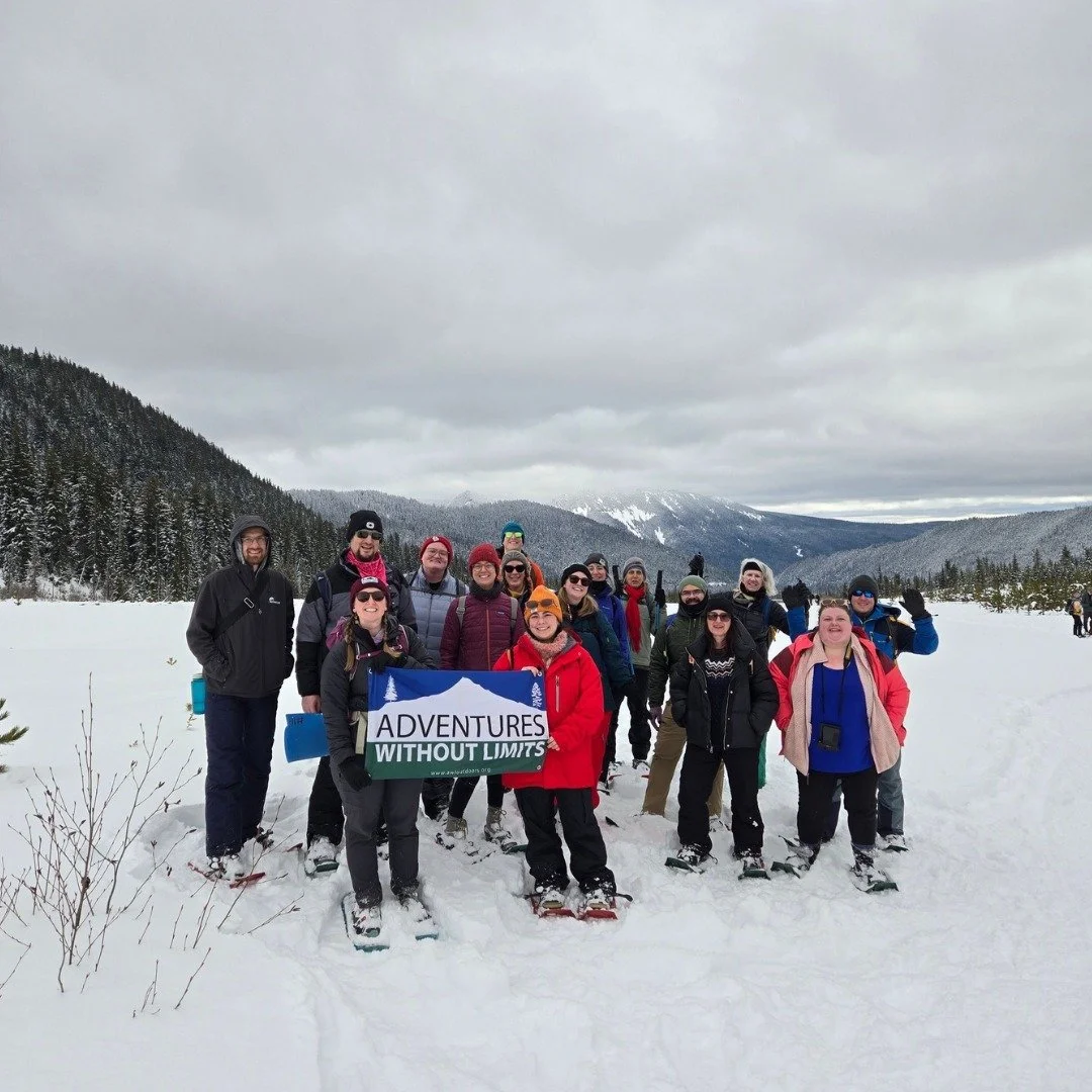 Last month, we had a fresh layer of snow and the opportunity to host a snowshoe trip for our fellow @giveguide non-profit development professionals. We took a day to enjoy time in nature, share about our different organizations, and connect with each