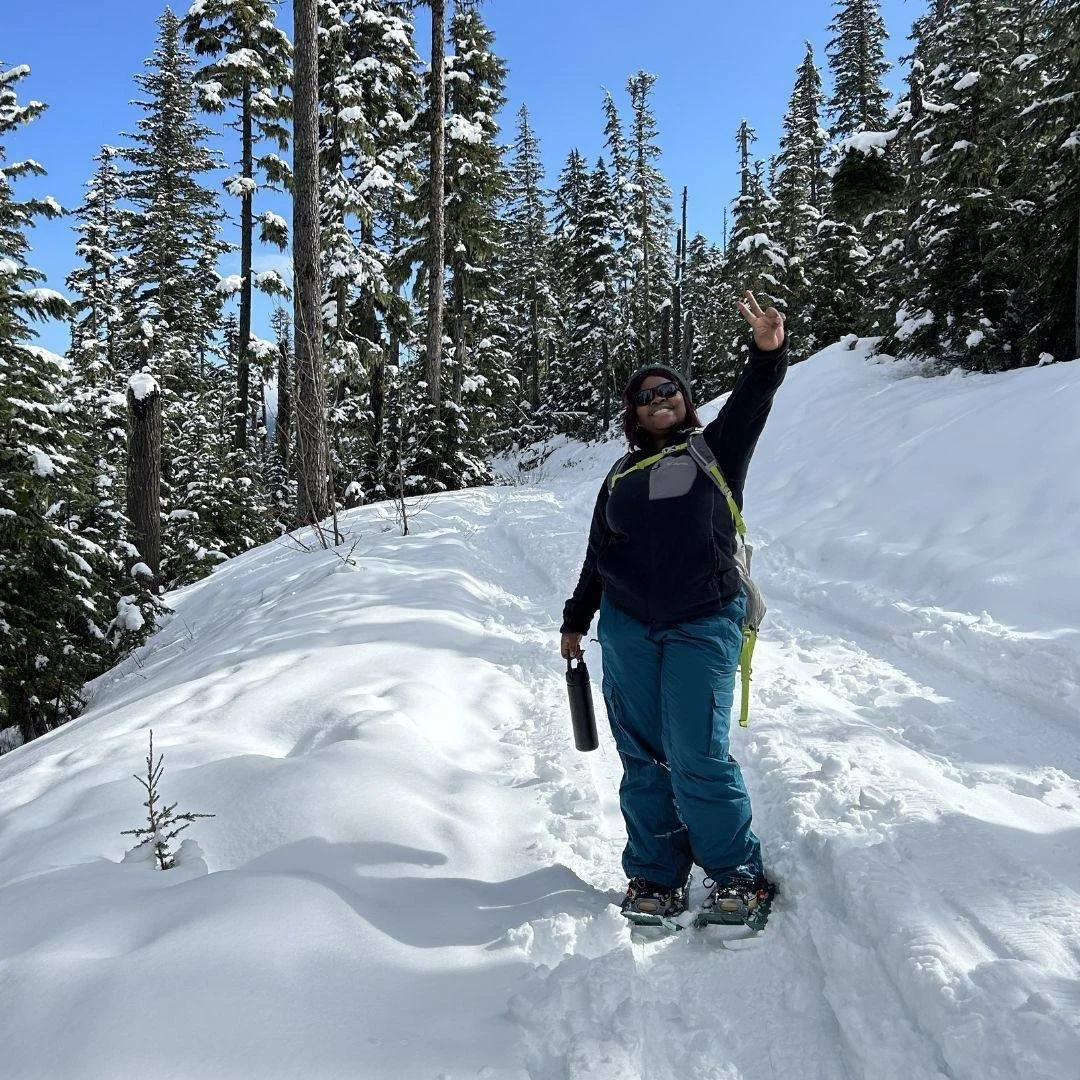 Last month, we went snowshoeing with @clarvida and their Independent Living Program again! We enjoyed some blue sky, taking lots of photos, and perfecting our snow angels on Bennett Pass. We look forward to future trips with this group!

Image Descri