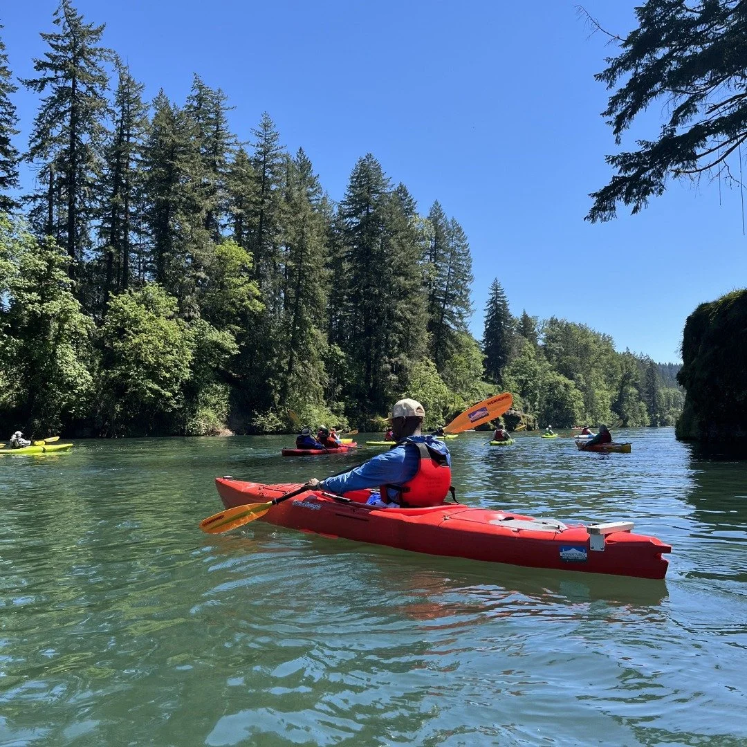 Join us on Saturday, May 9th, for our annual Mother's Day Kayak! Grab a loved one or a friend and enjoy a tranquil paddle on Estacada Lake.

This paddle route travels along a forest-lined river that extends through a river canyon with seasonal waterf
