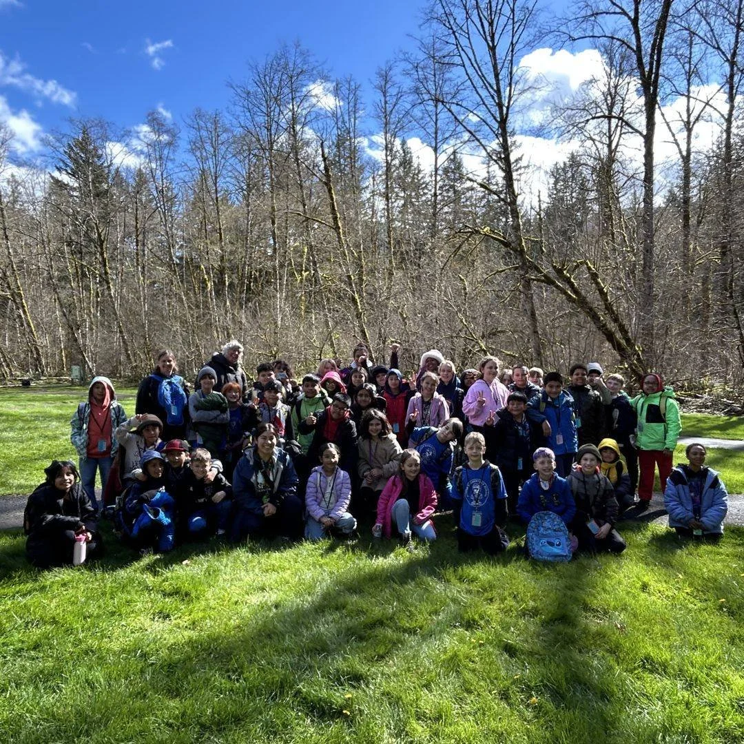 Trip Highlight: Earlier this month we got to explore Wildwood Recreation site with Sitton Elementary 4th graders!

We built shelters, learned about the 10 Essentials, made maps, hiked, learned Leave No Trace principles, and - most importantly - made 