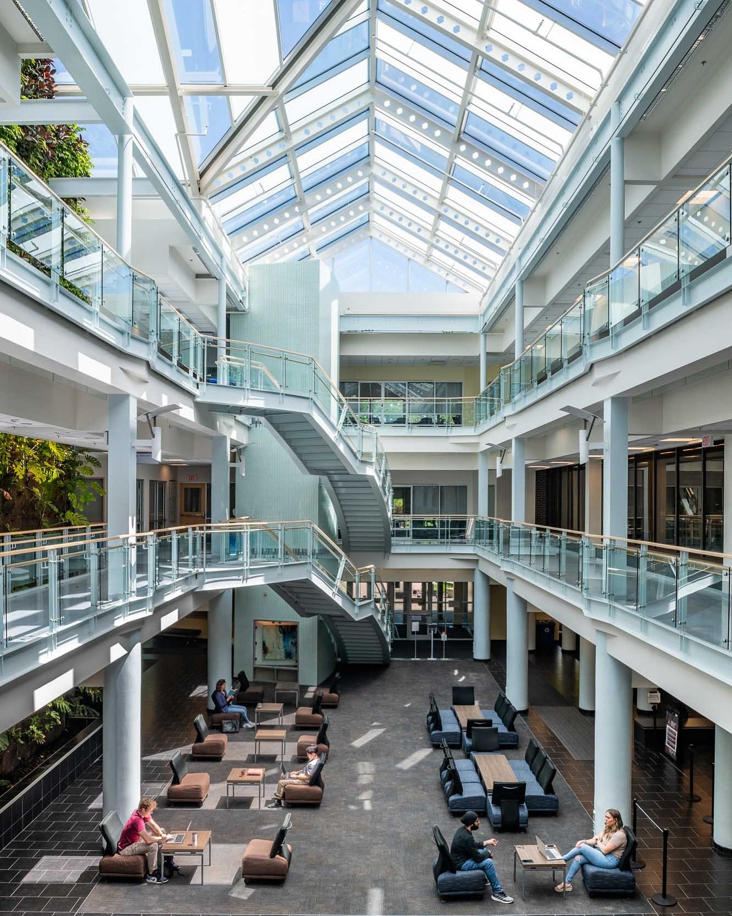 The stunning Atrium at Saint Mary&rsquo;s University. An absolute pleasure to shoot - what a campus.