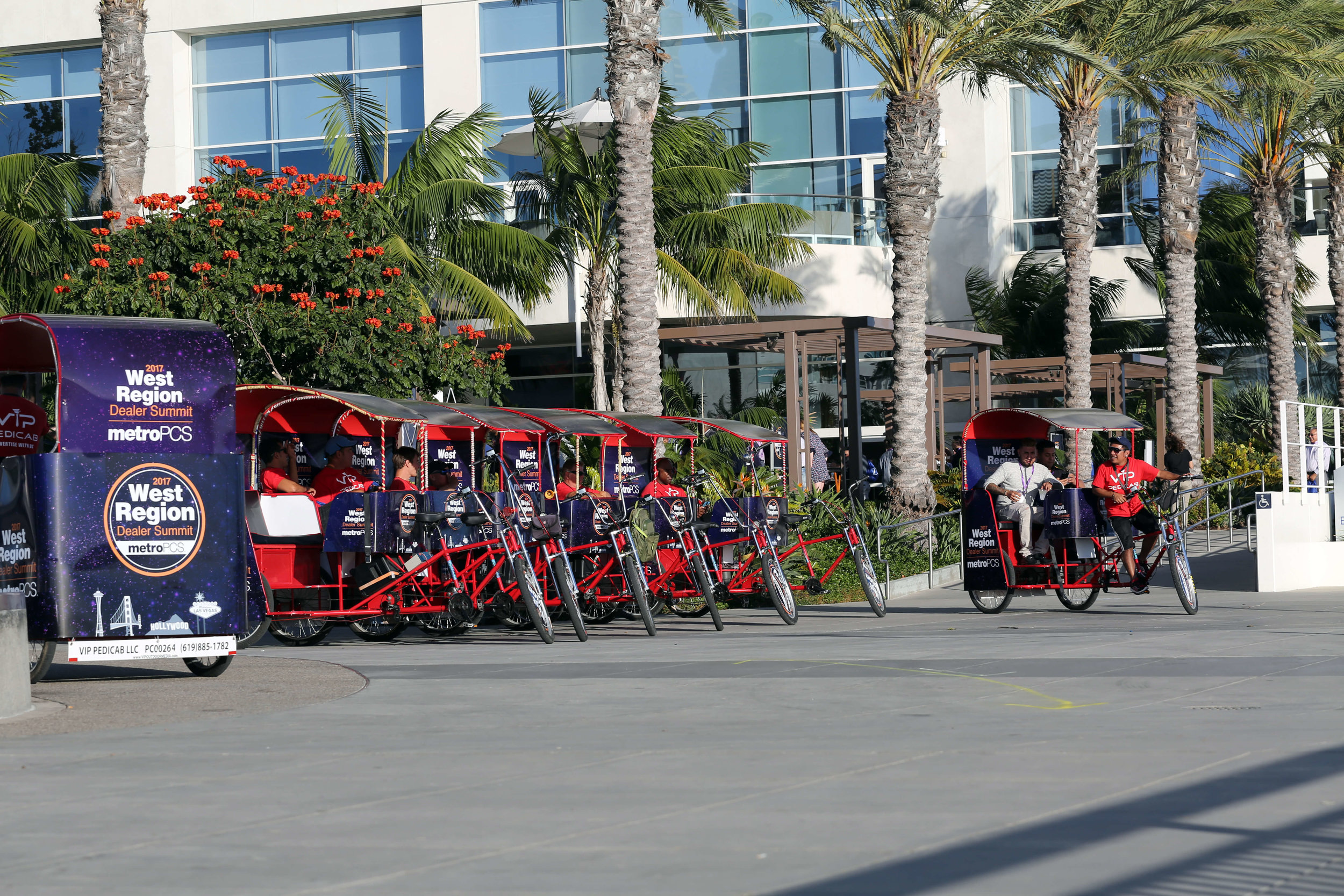 bike taxi rickshaw pedicab cab san diego tours convention sponsorship