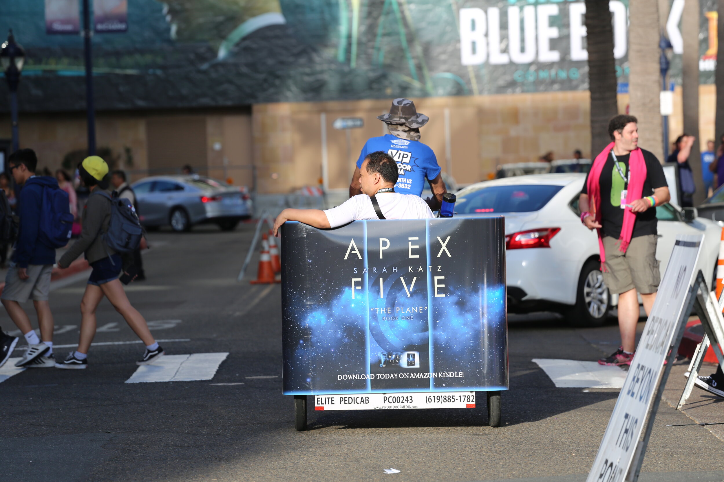 Apex Five Comic-Con Pedicab Sponsorship