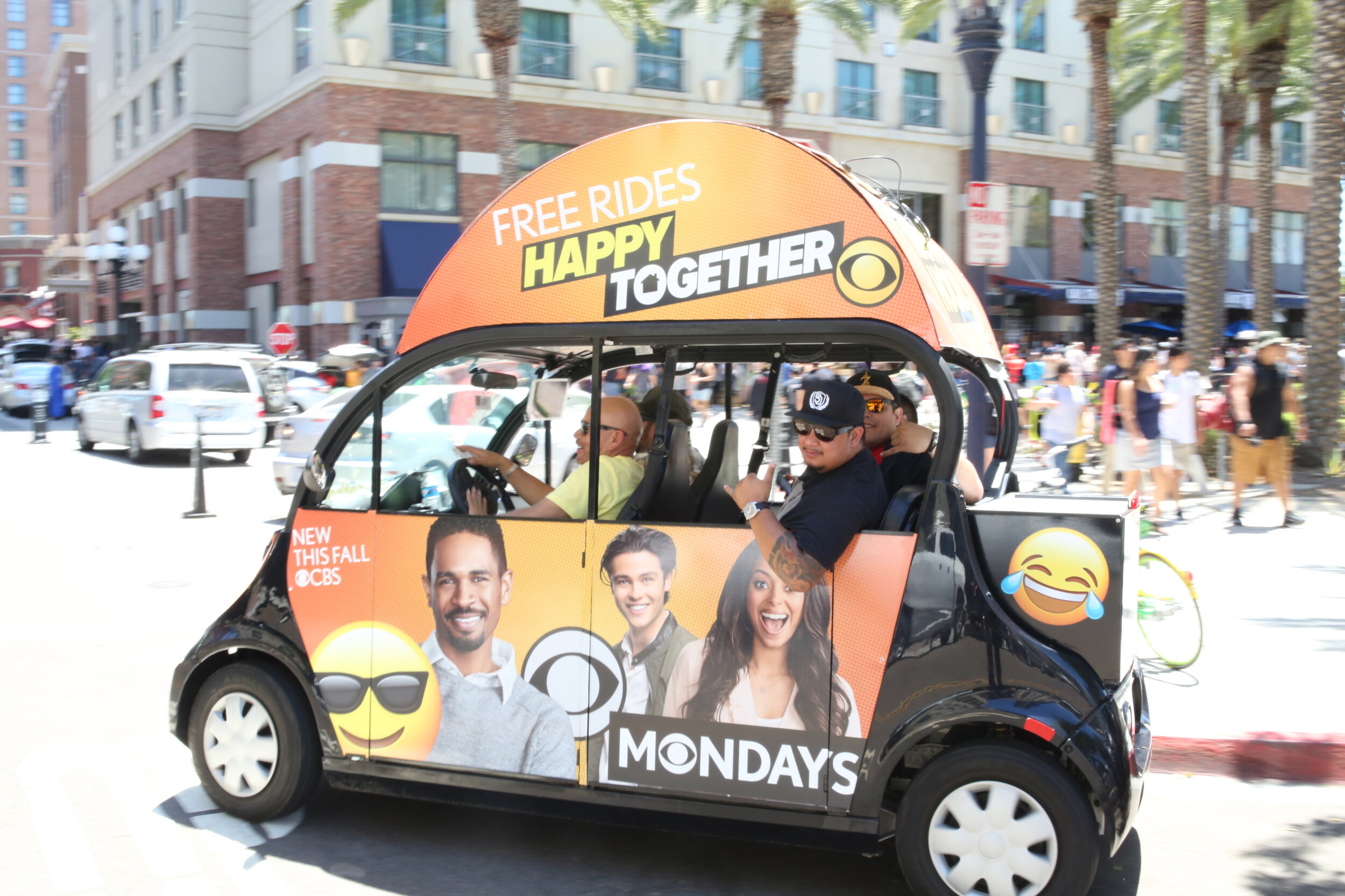 CBS Happy Together Comic-Con Shuttle Sponsorship