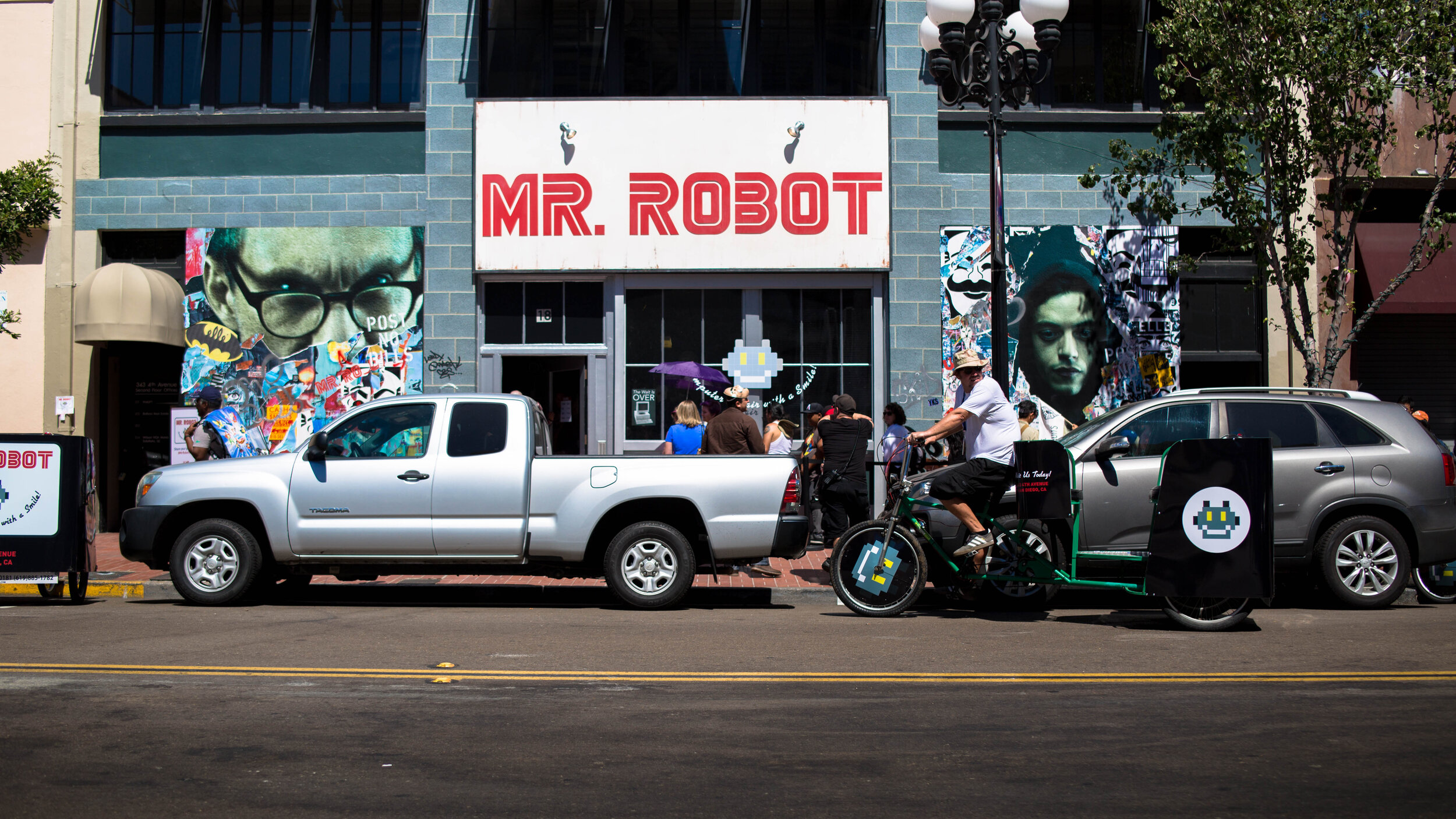 Mr. Robot Comic-Con Pedicab Sponsorship