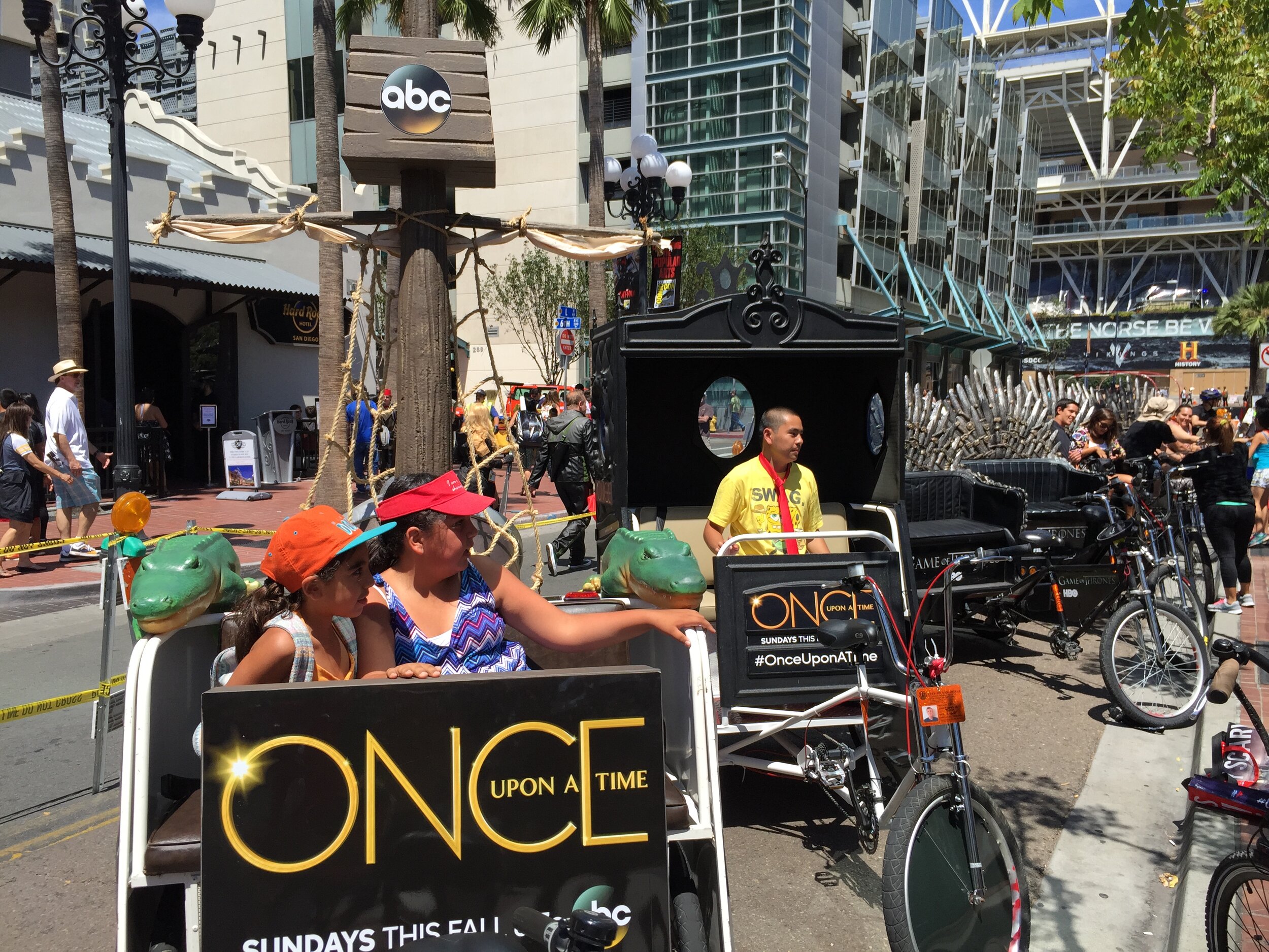 ABC Once Upon A Time Comic-Con Pedicab Sponsorship