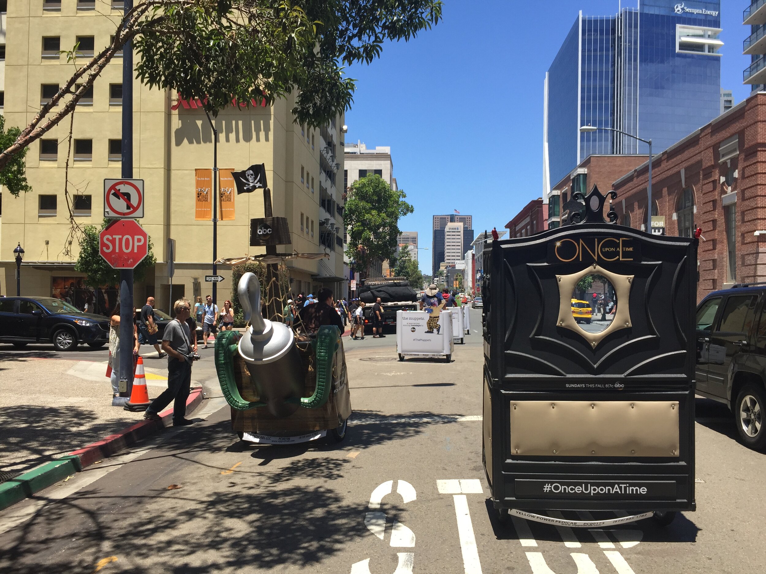 ABC Once Upon A Time Comic-Con Pedicab Sponsorship