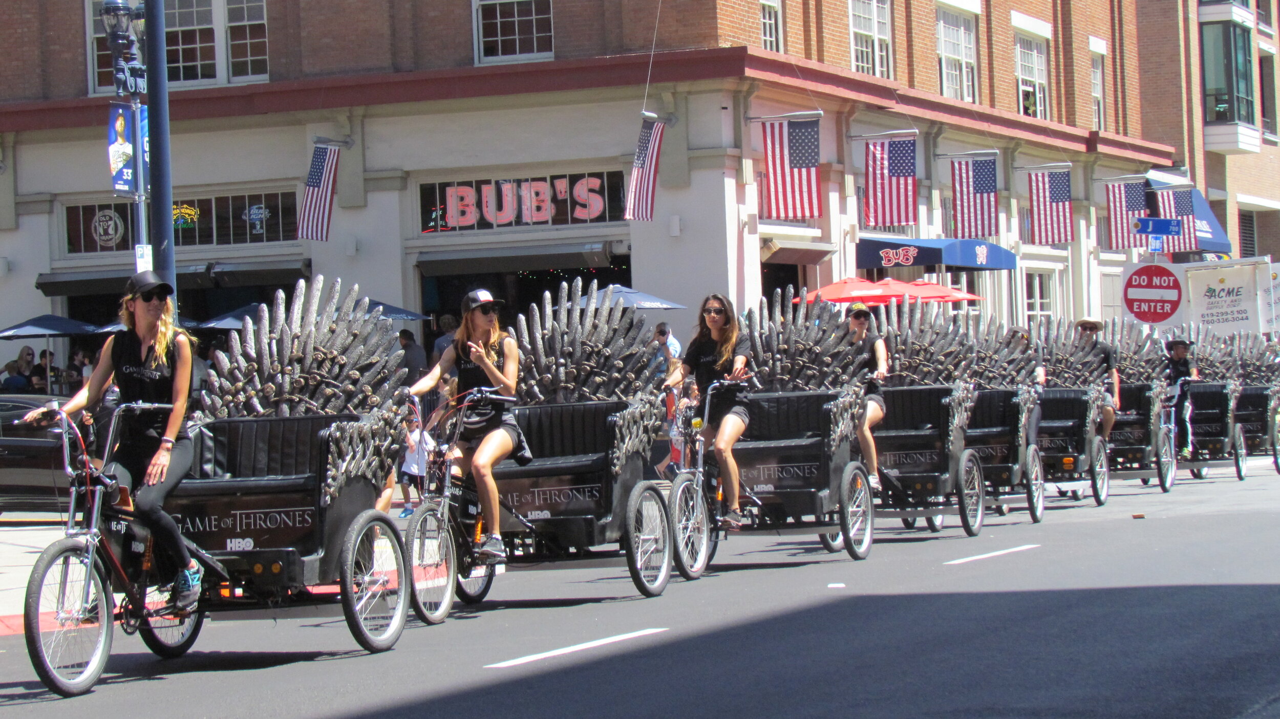 HBO Game of Thrones Comic-Con Pedicab Sponsorship