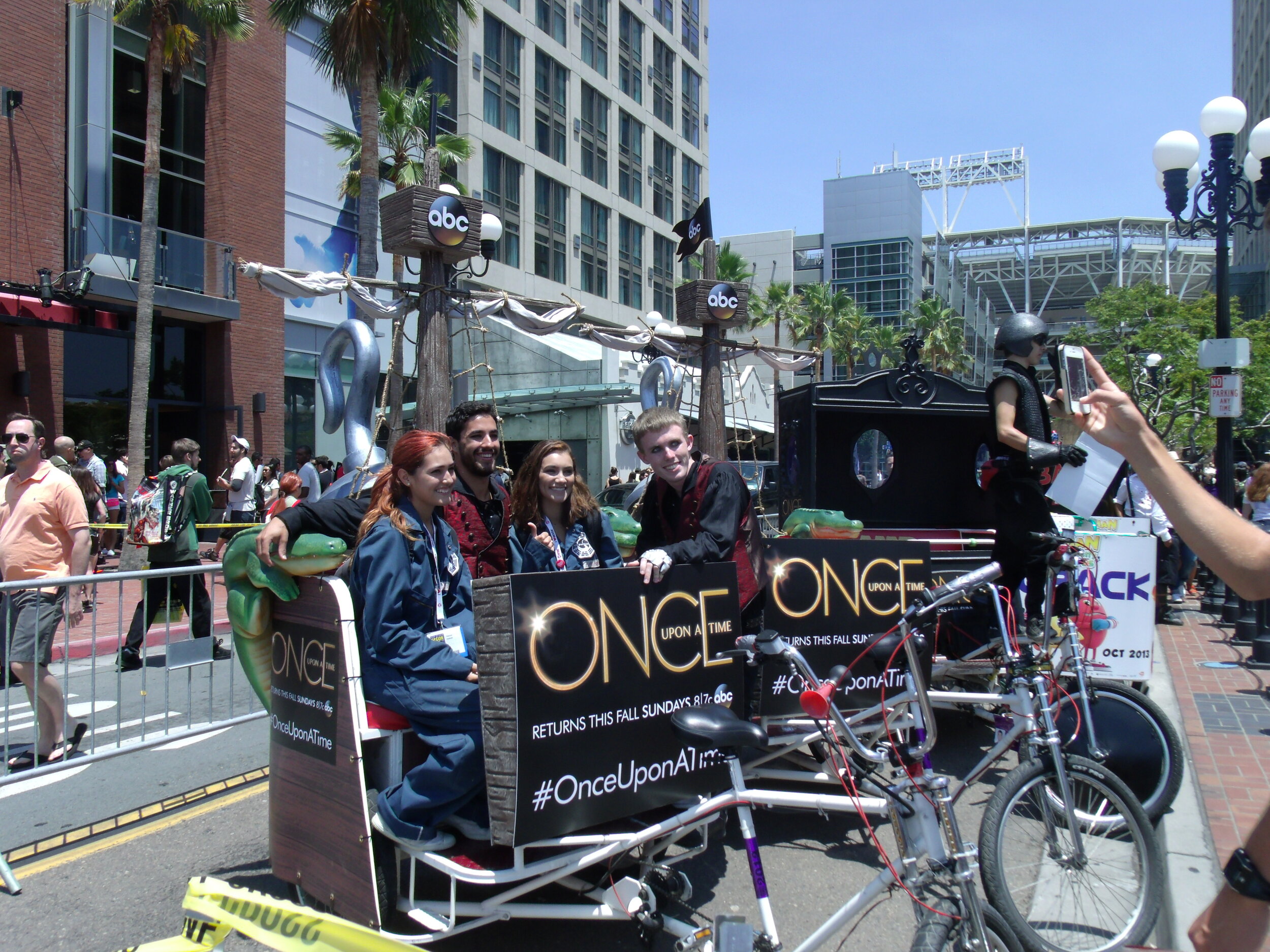 ABC Once Upon A Time Comic-Con Pedicab Sponsorship