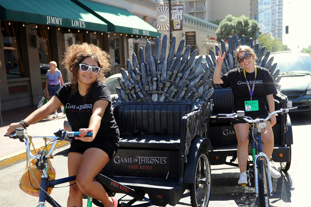 HBO Game of Thrones Comic-Con Pedicab Sponsorship 