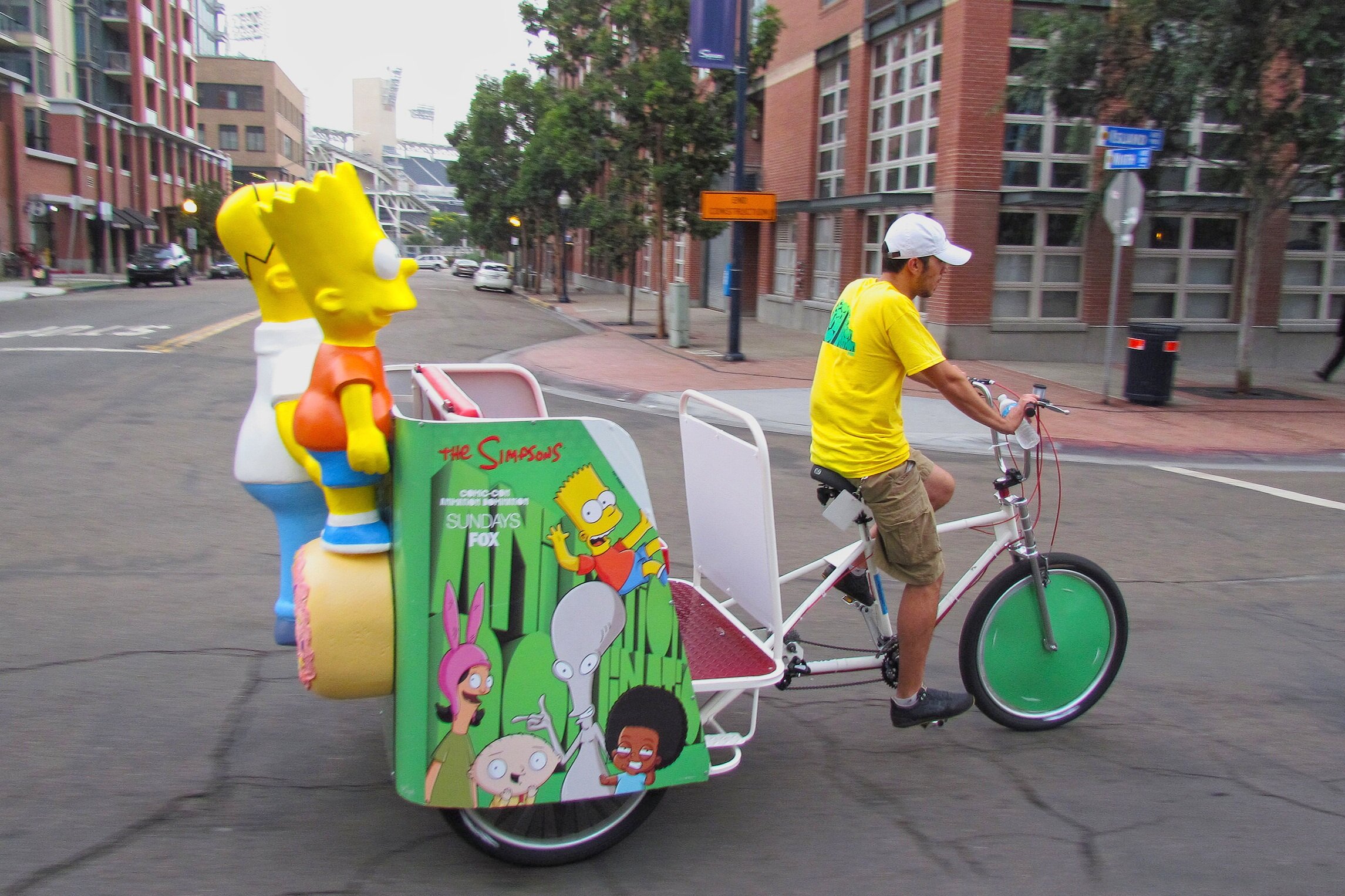 FOX The Simpsons Comic-Con Pedicab 