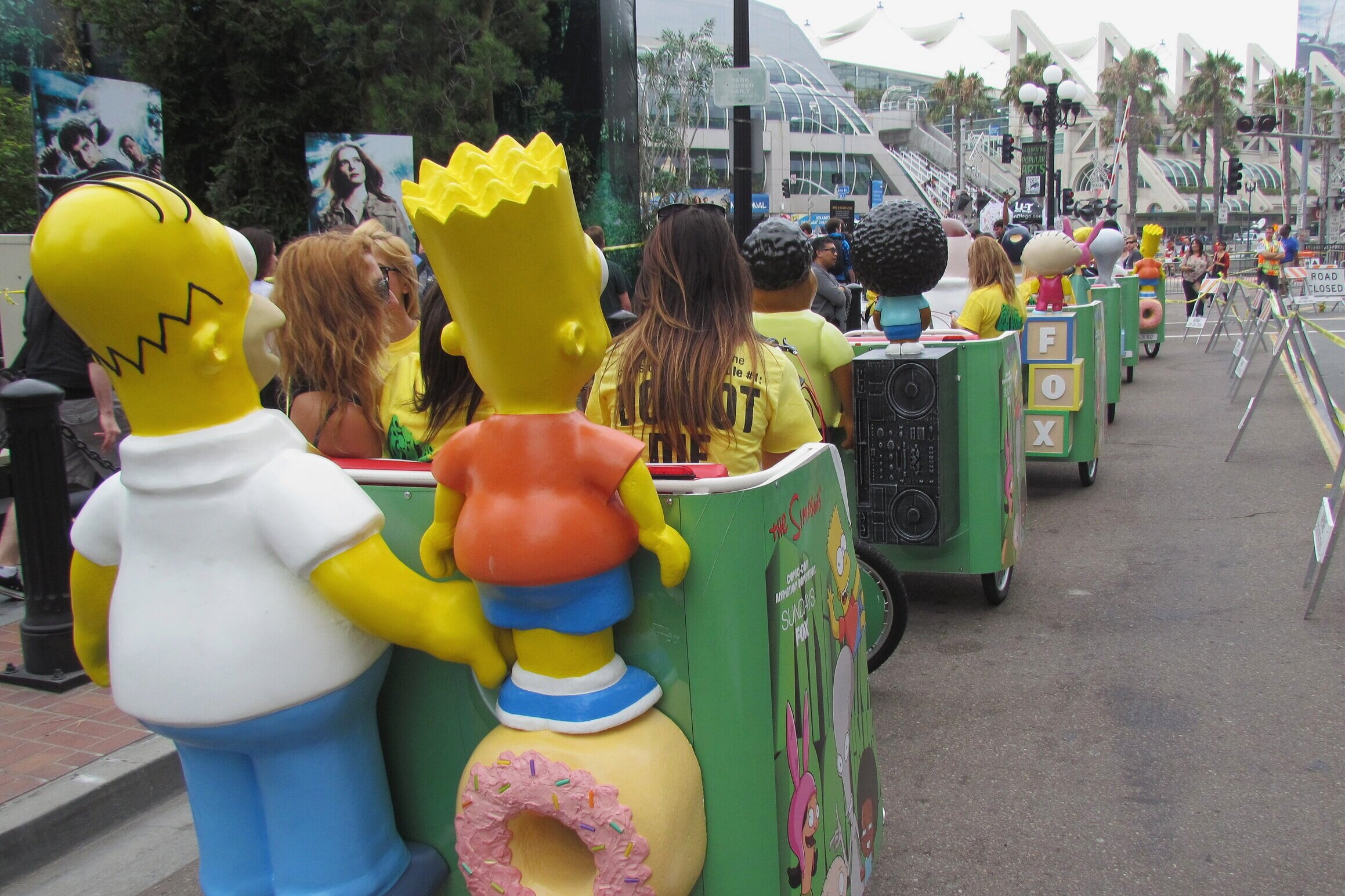 FOX The Simpsons Comic-Con Pedicab Sponsorship