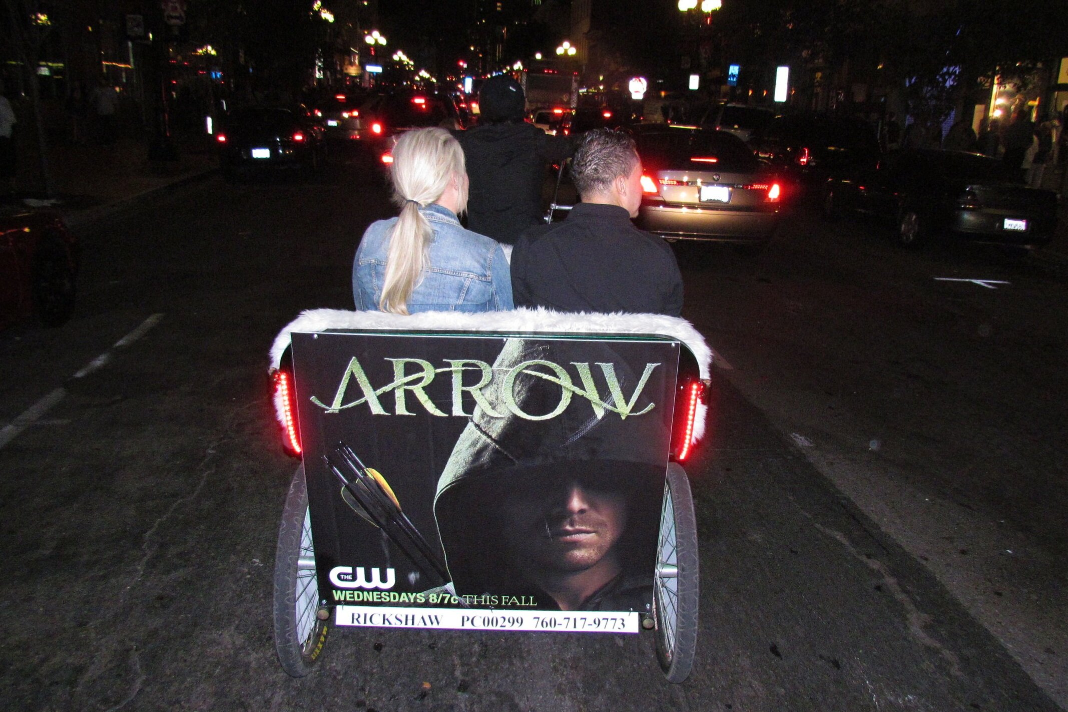 Arrow Comic-Con Pedicab Sponsorship 