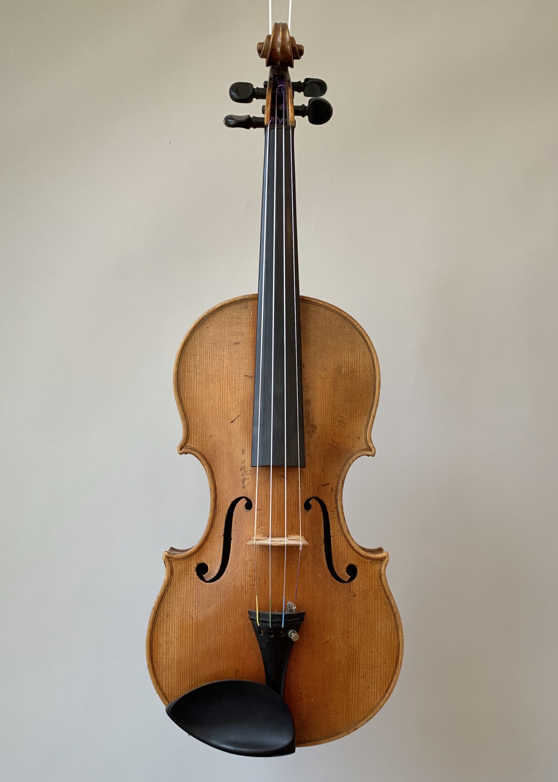 Violine mit Zettel, Laurentius Storioni fecit Cremona 1787