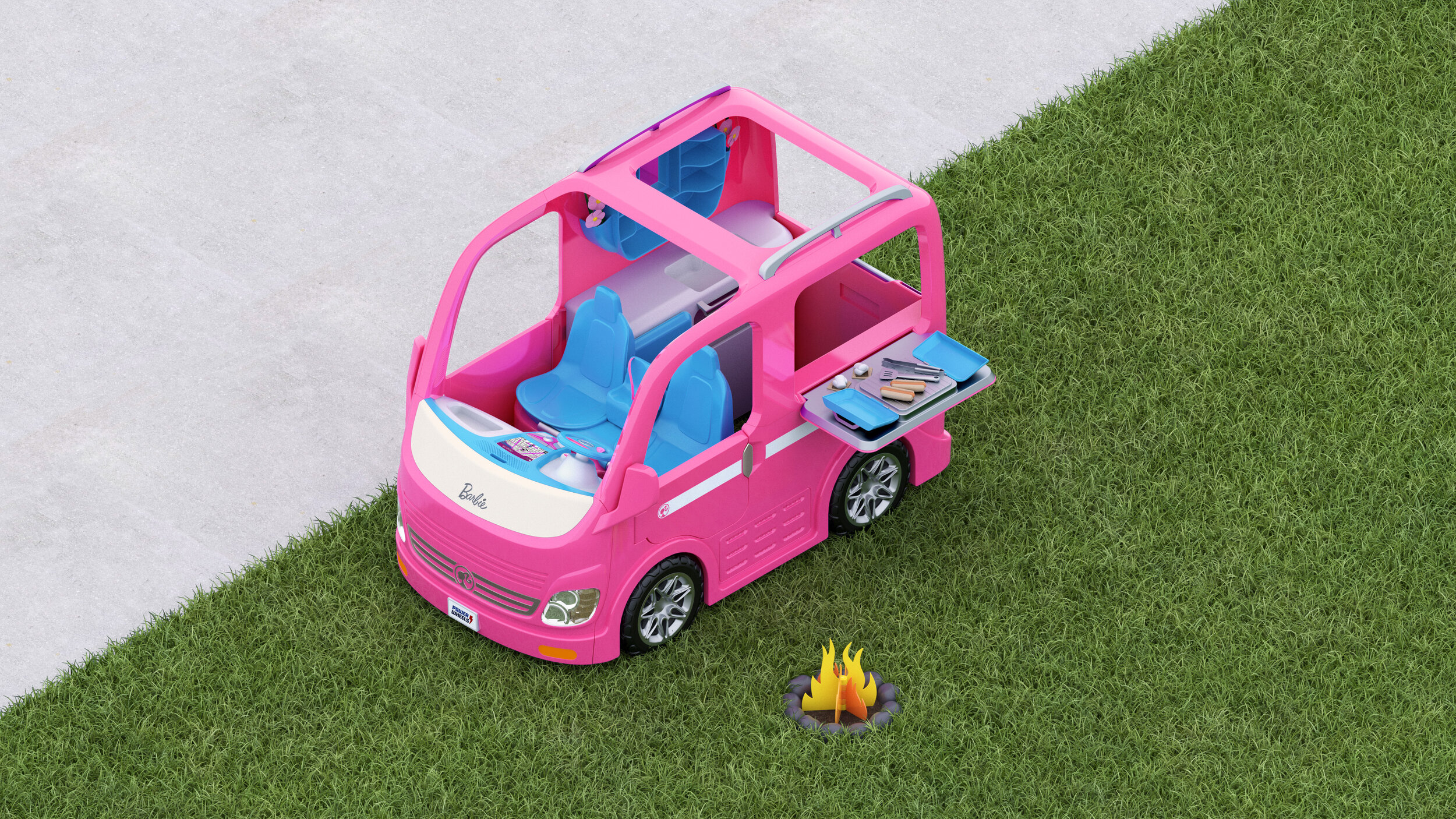 Parat Vores firma dollar Barbie Dream Camper Design for Power Wheels — Zukun Plan
