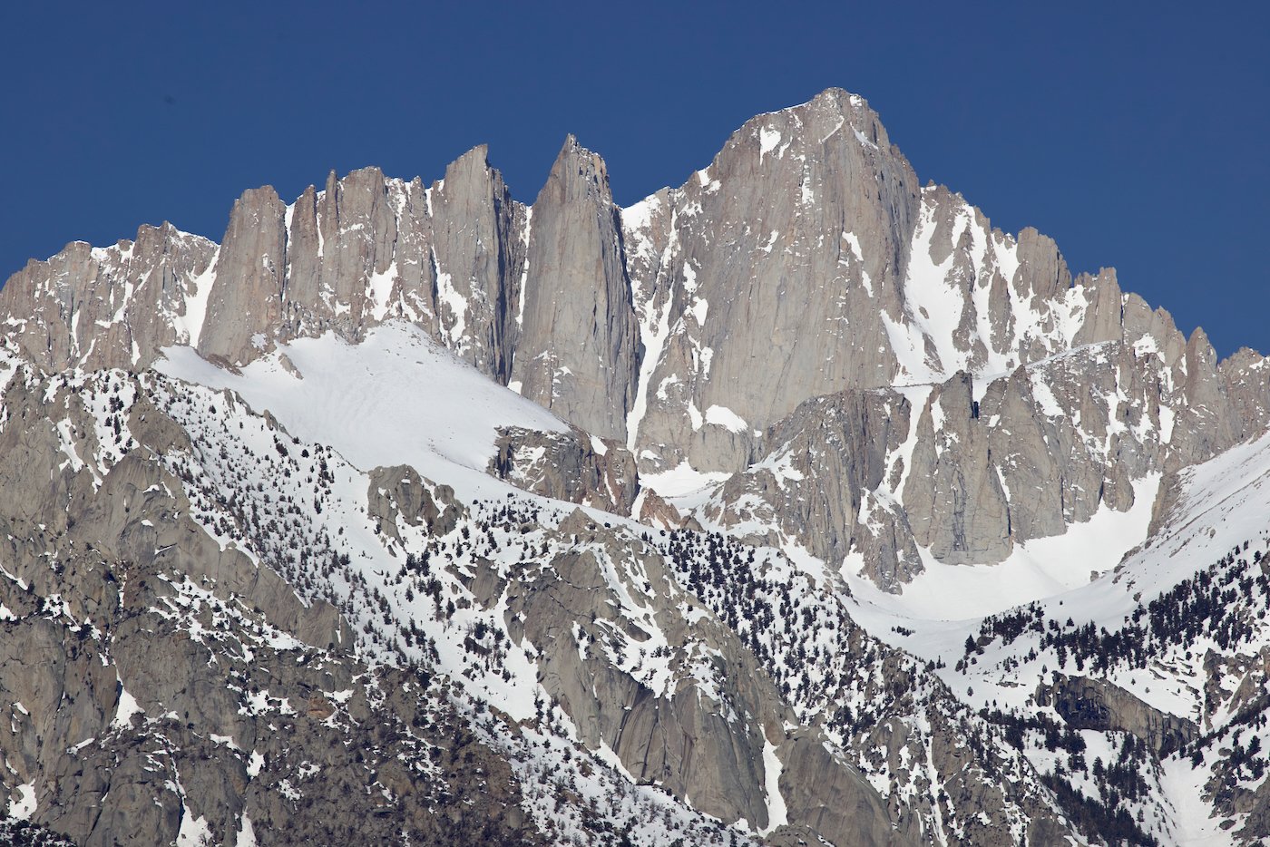 Mt. Whitney and Keeler Needles - the highest point in the continental USA.