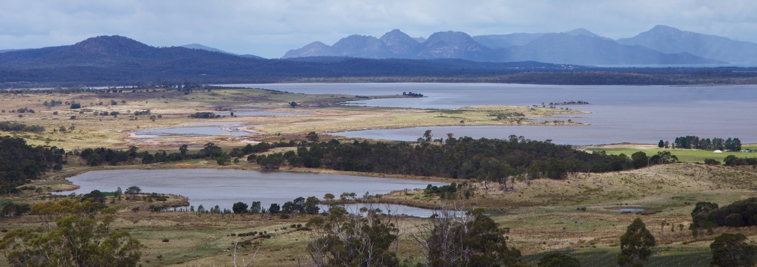 Panoramic of eastern Tasmania