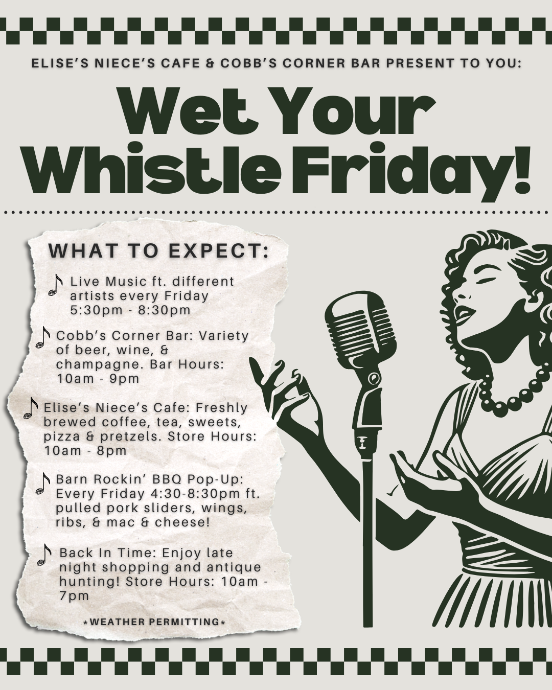 Wet Your Whistle Friday