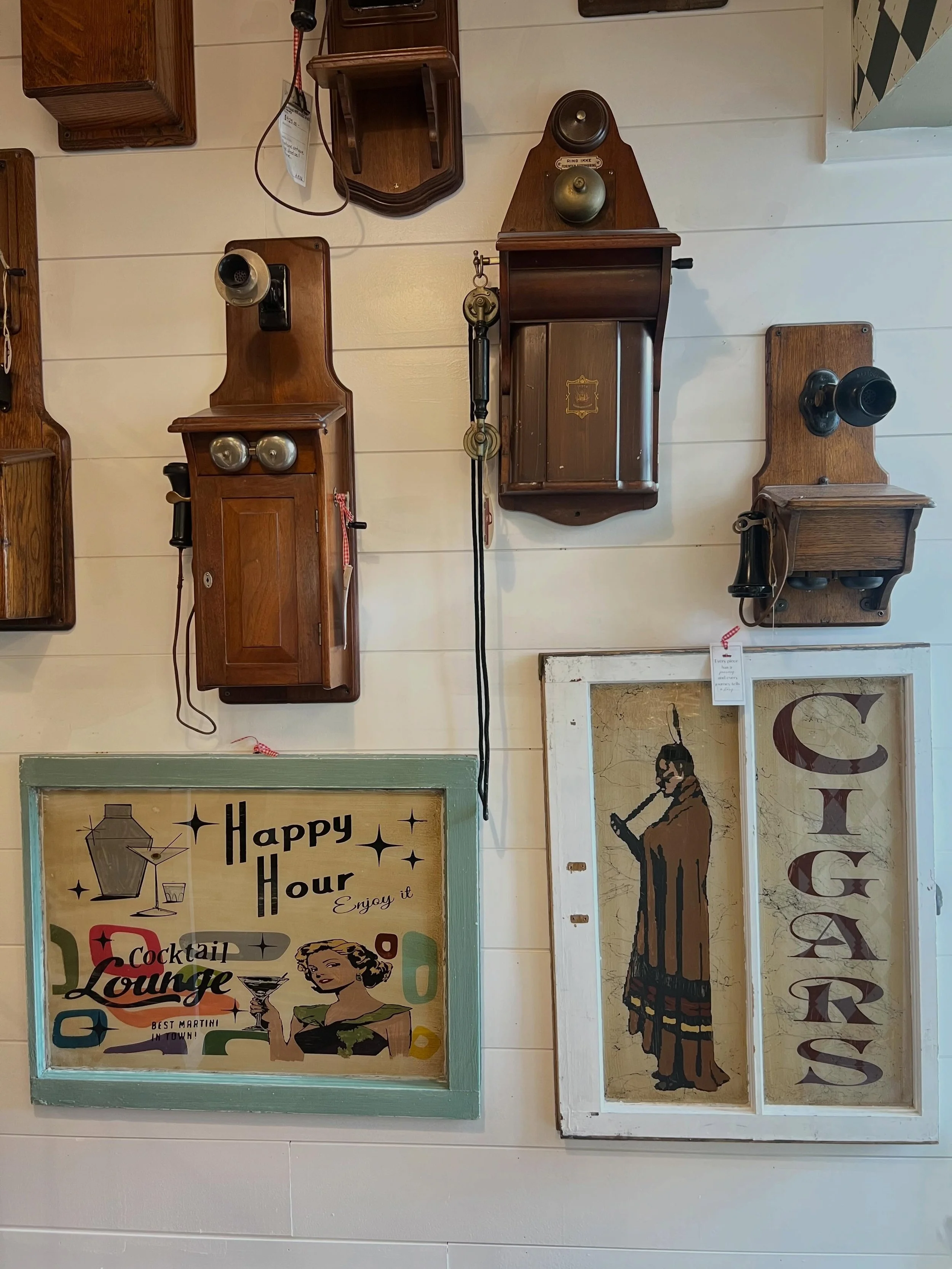 How awesome are these one of a kind window art!? New pieces just arrived at the shop! These will definitely be a conversation starter! 
.
.
#windowart #vintage #retro #homedecor #longisland