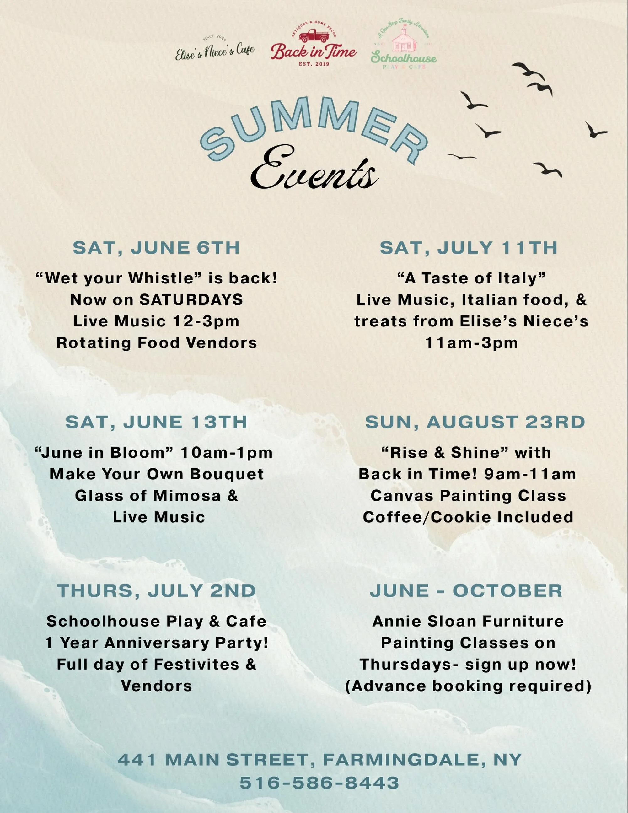 ☀️Grab your sunscreen and your calendars&hellip; our summer lineup is making waves! 🌊🐚

From special events and family fun, we&rsquo;ve got a summer packed with sunshine, smiles, and memories waiting to be made! 

Full details and registration info