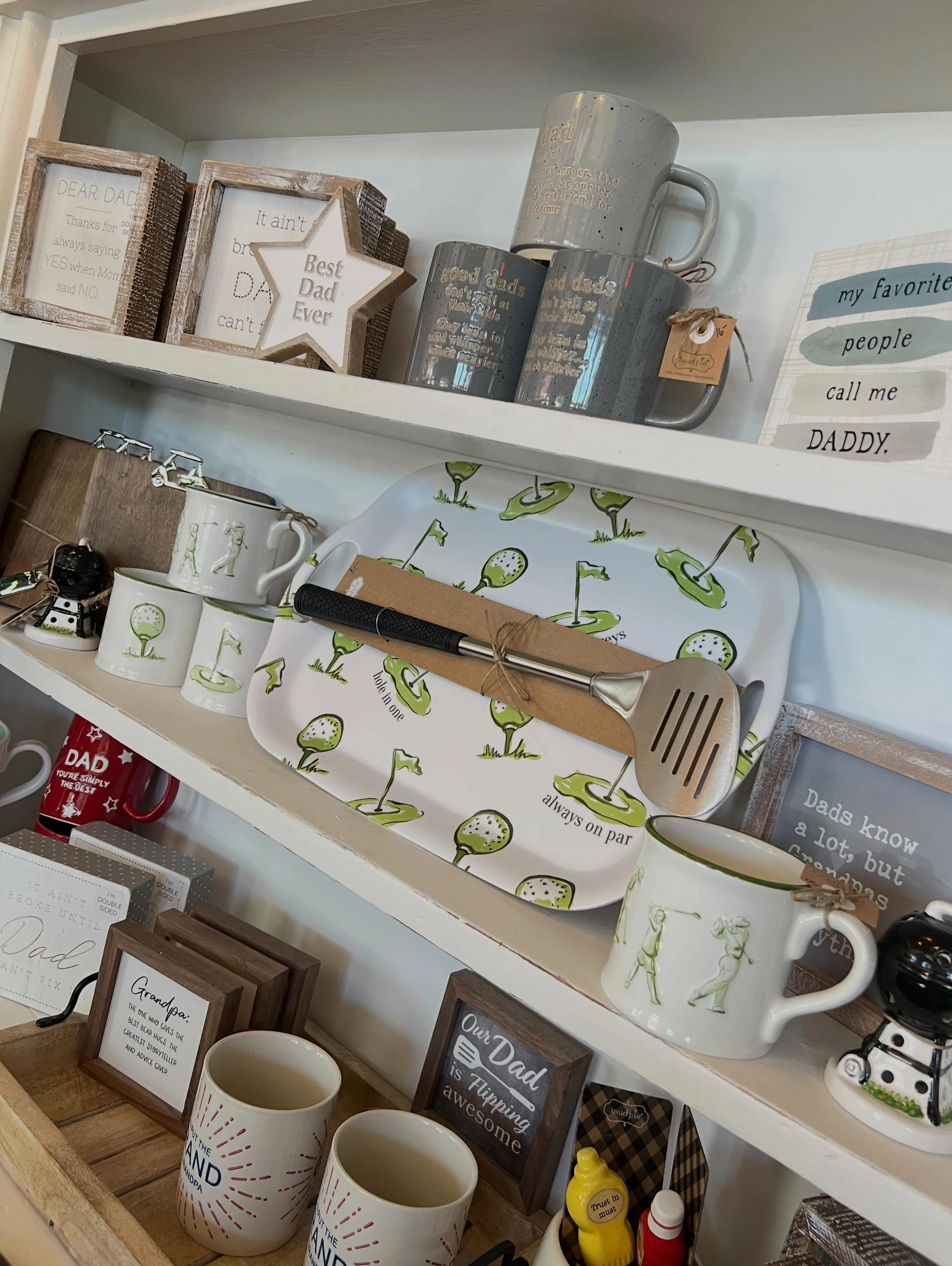 Father&rsquo;s Day is June 21st! We have so many amazing gifts! From Father&rsquo;s Day signs &amp; mugs to our amazing antiques!  We also have BBQ and Bar gift ideas! For the patriotic dad our red white and blue section! Stop by and shop! We are pin