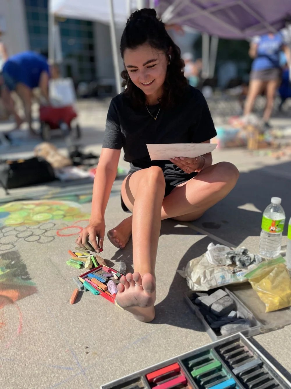 M'Lynn Suwinski at PSU Montgomery Plaza