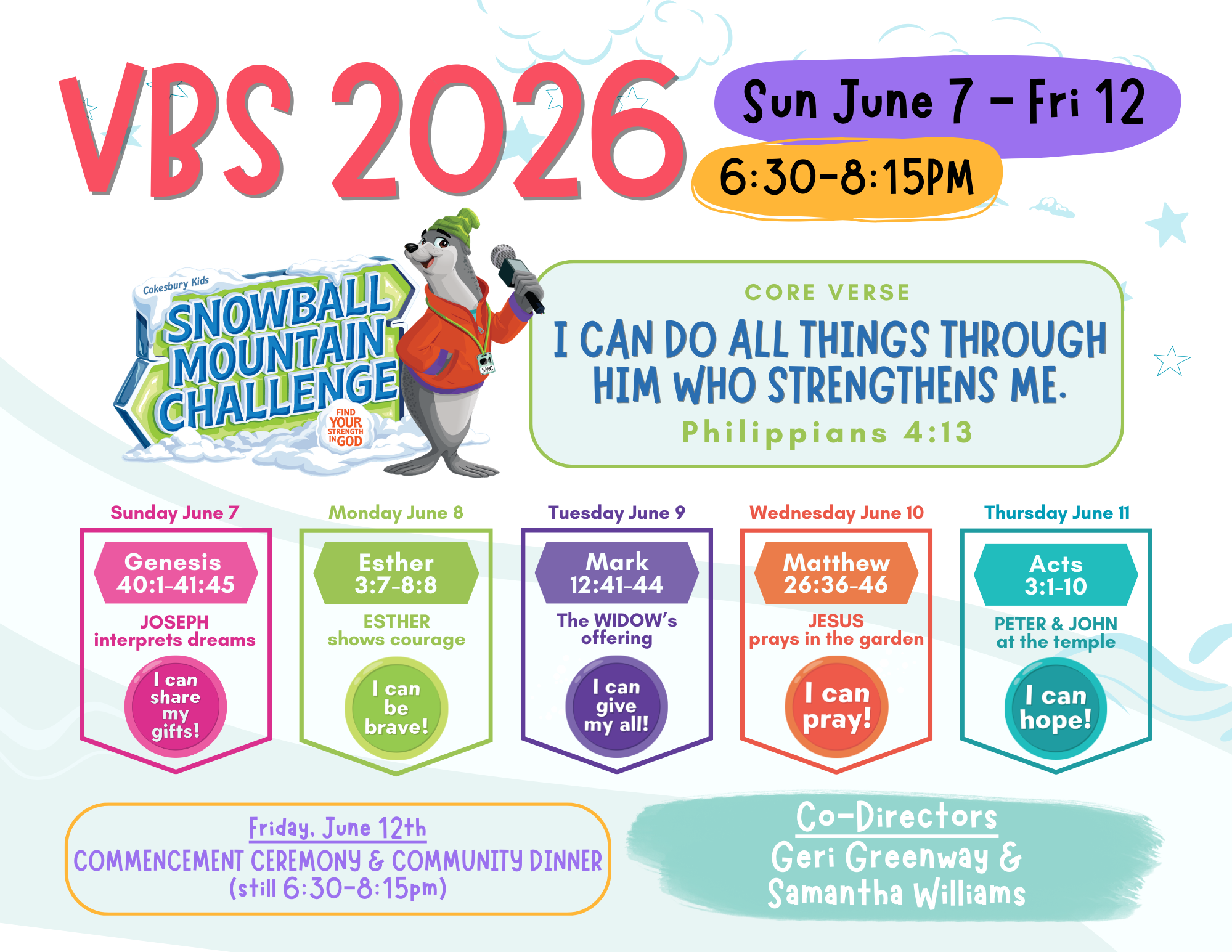 VBS 2026 overview for FRBC